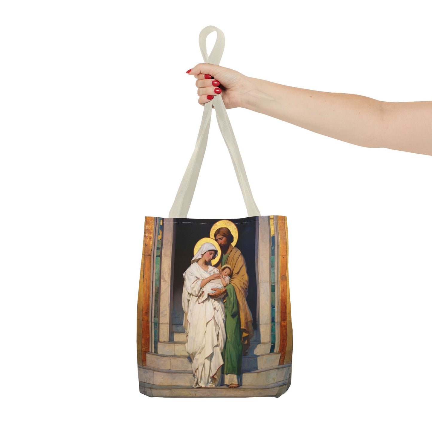 The Feast of the Presentation of the Lord - Holy Family - Tote Bag - Large Medium Small Faith Art Bag - Re-usable Tote Purse - Double Sided