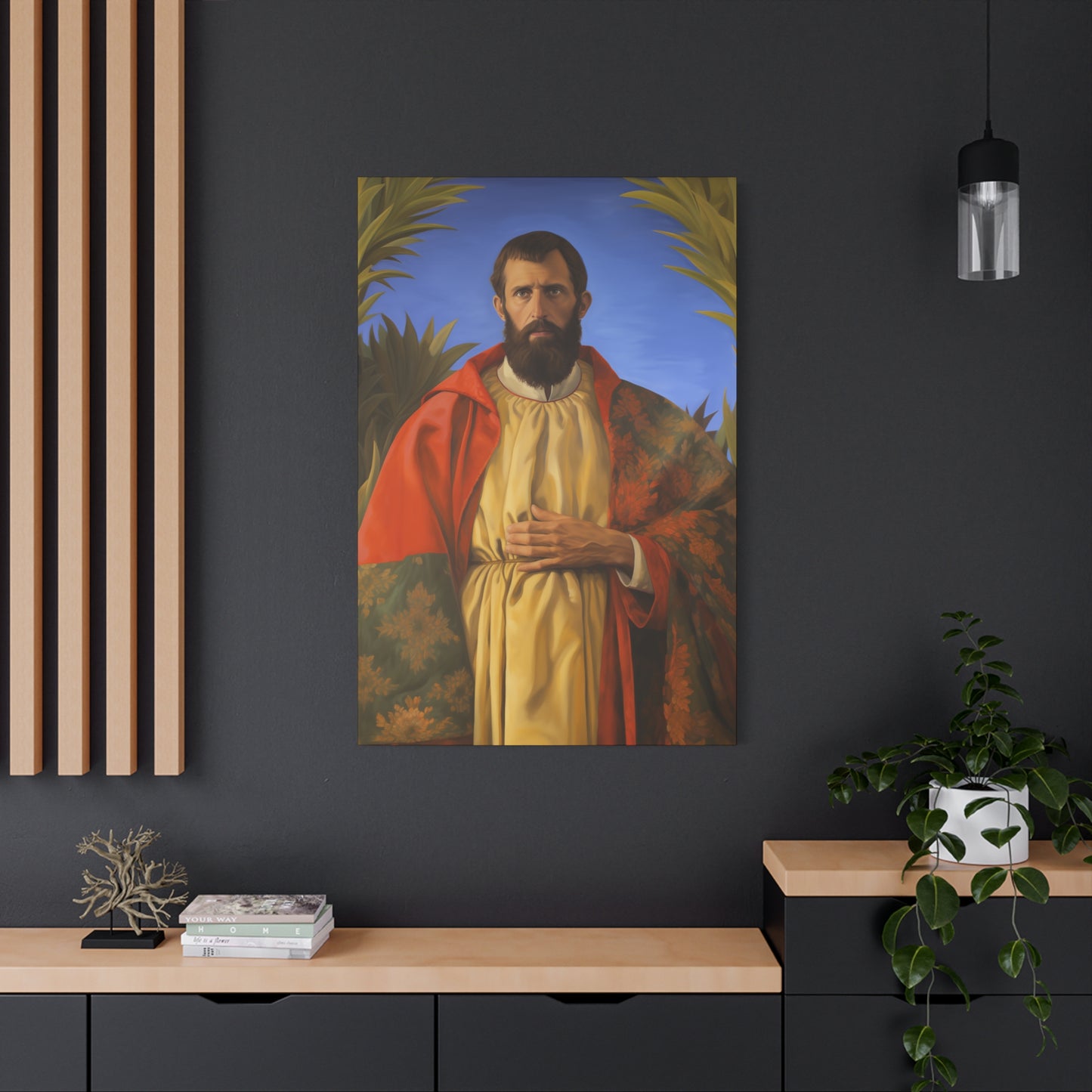 Saint Thomas the Apostle - Museum Wrapped Canvas - Sanctified Souls Print - Religious Art for your Home