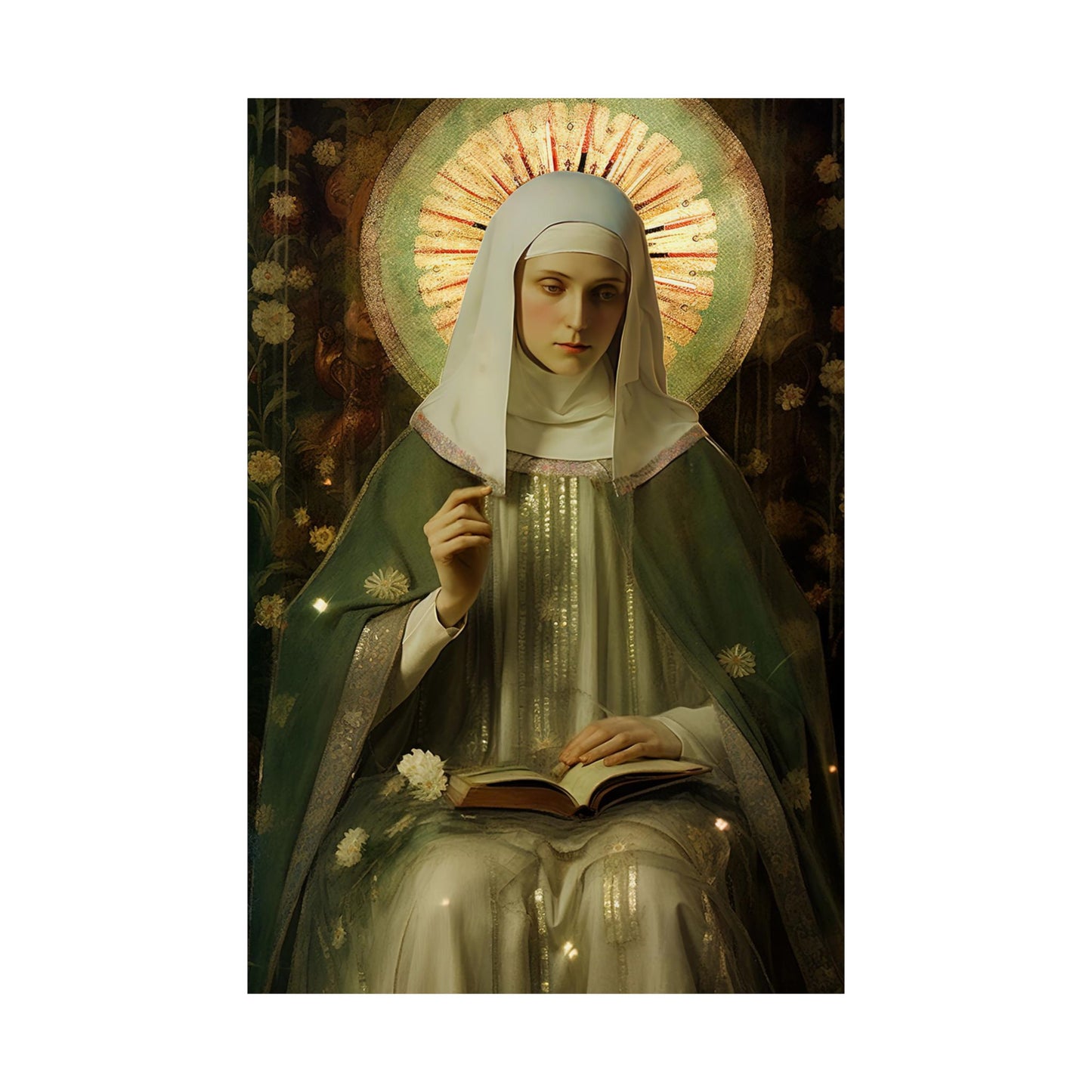 Saint Ingrid of Sweden - Sanctified Souls Print - Multiple Sizes - Premium Matte Vertical Posters