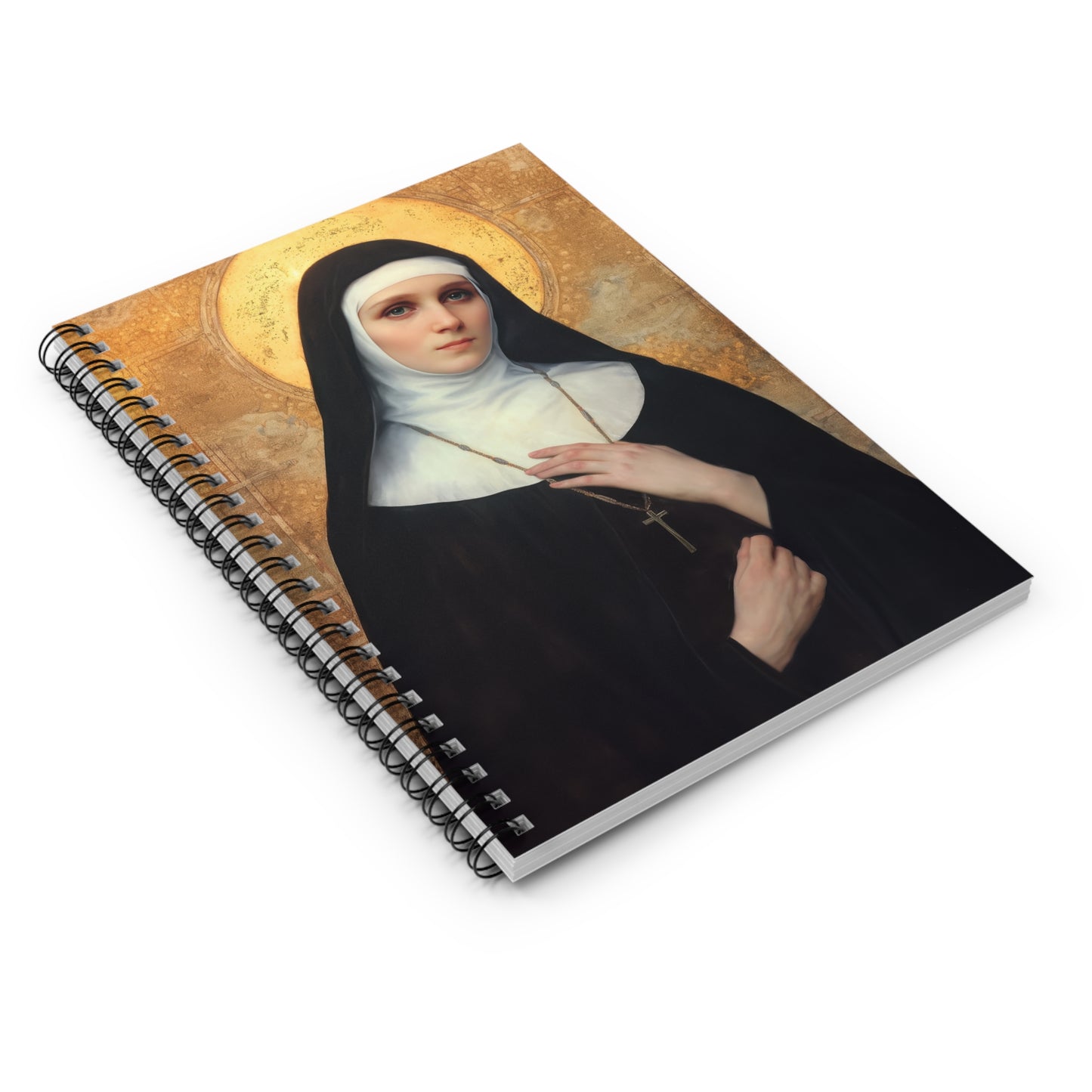 Saint Benedetta Cambiagio - Sanctified Souls Art - Religious - Spiral Notebook - Ruled Line - Catholic Religious art present gift