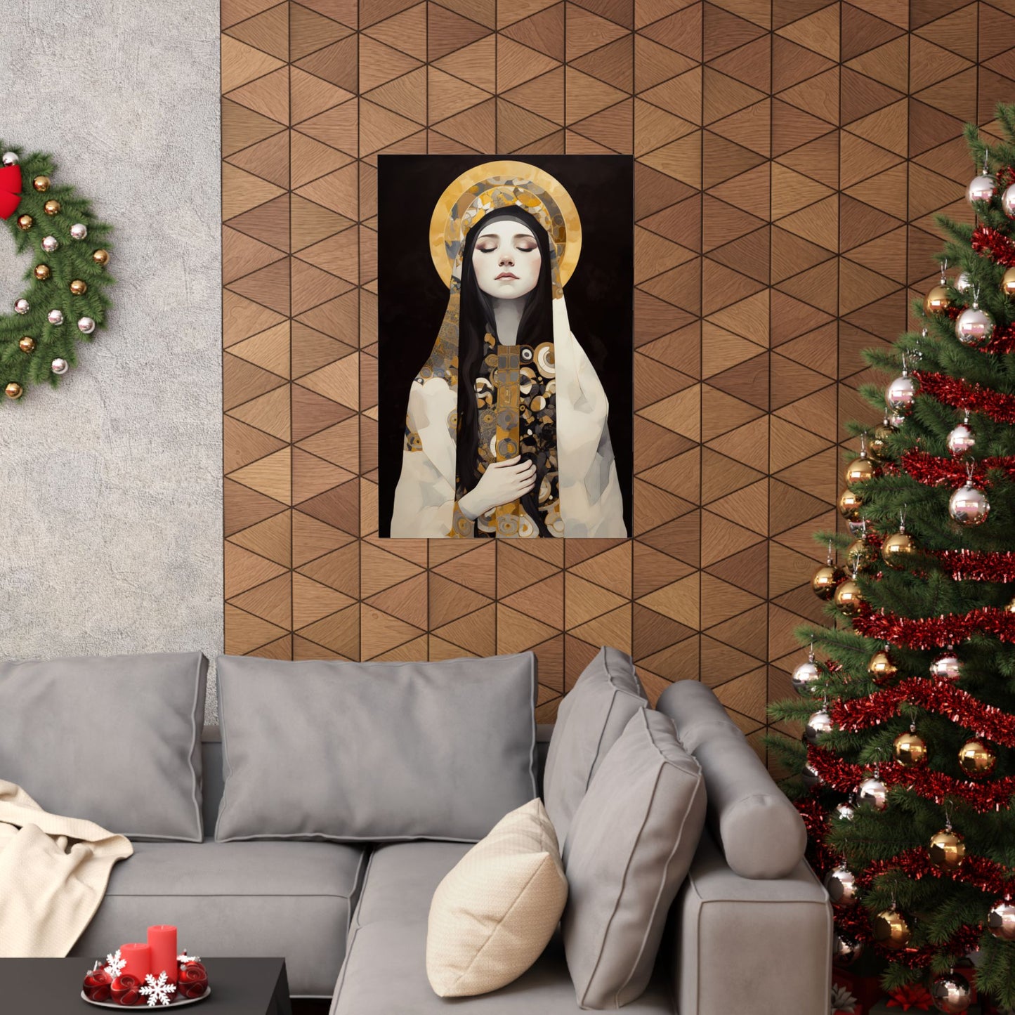 Saint Marie Magdalen Postel Print - Sanctified Souls Print - Multiple Sizes - Premium Matte Vertical Posters
