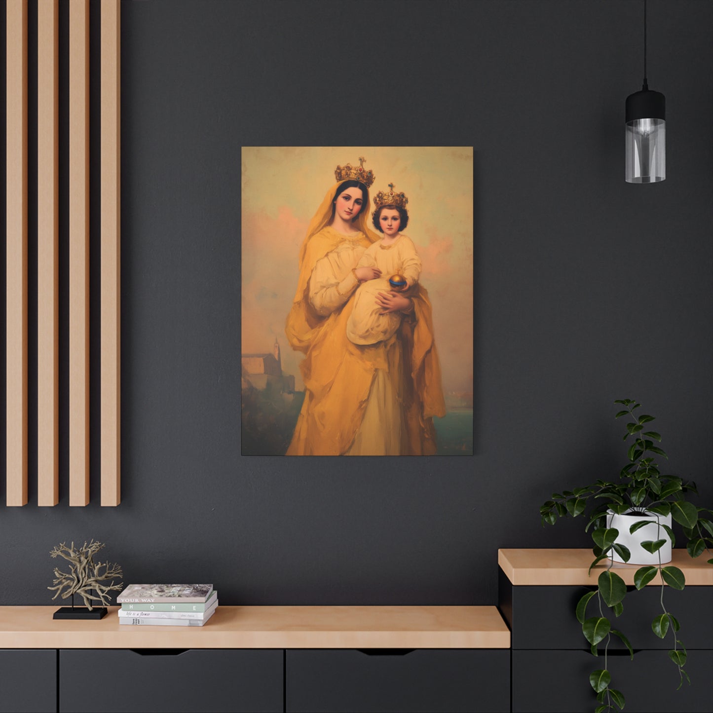 Our Lady of Prompt Succor - Gallery Wrapped Canvas - Print - Religious Art for your Home - Catholic
