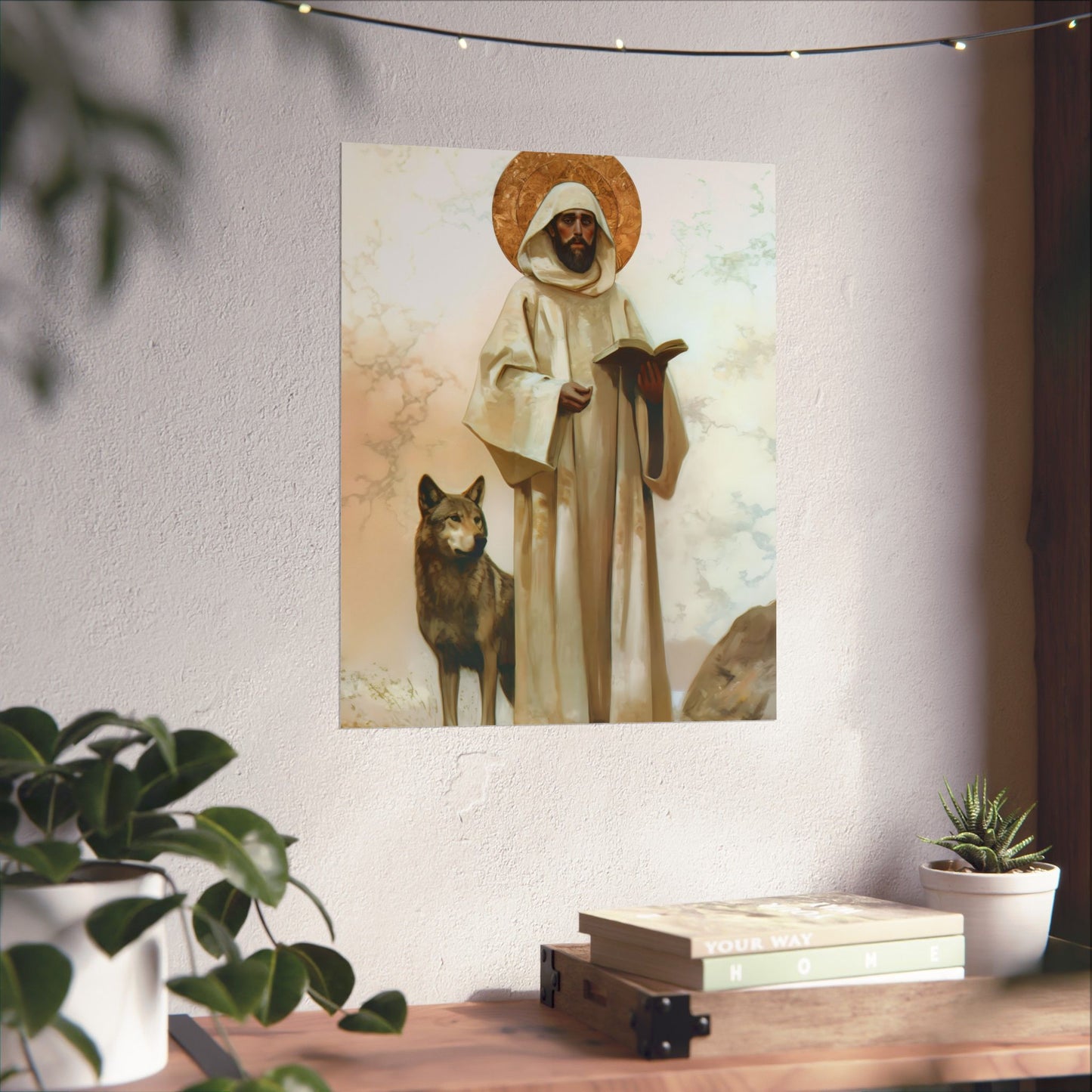 Saint William of Vercelli Poster Print - Sanctified Souls Print - Multiple Sizes - Premium Posters - Catholic Art for your home