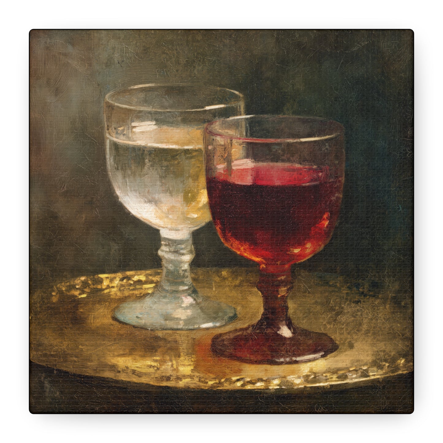Cana and the Miracle of Abundance - Water into Wine - Gallery Wrapped Canvas - Print - Religious Art for your Home - Catholic Art Print