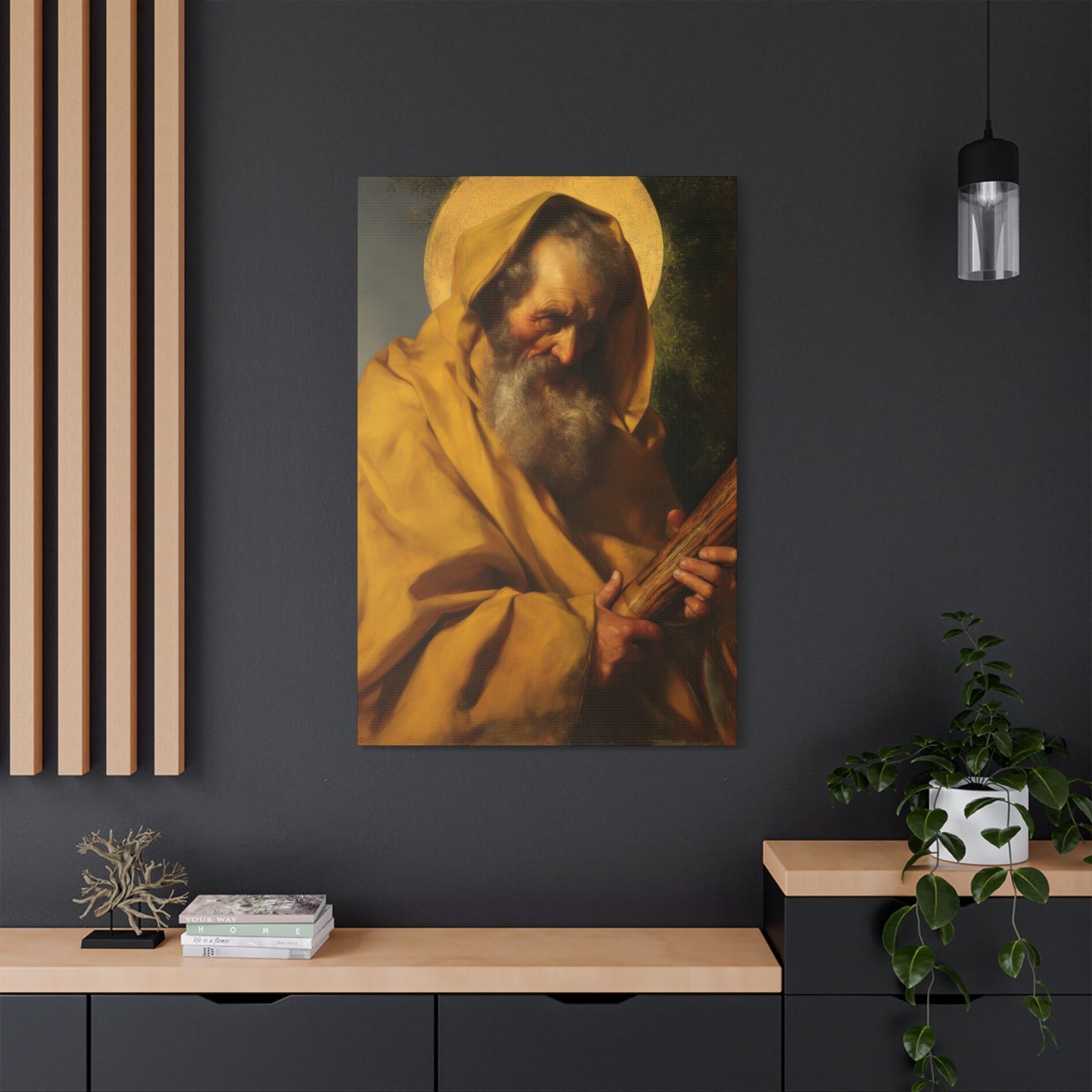 Saint James the Lesser - Apostle - Museum Wrapped Canvas - Print - Religious Art for your Home - Christian print - Prayer Room - Catholic