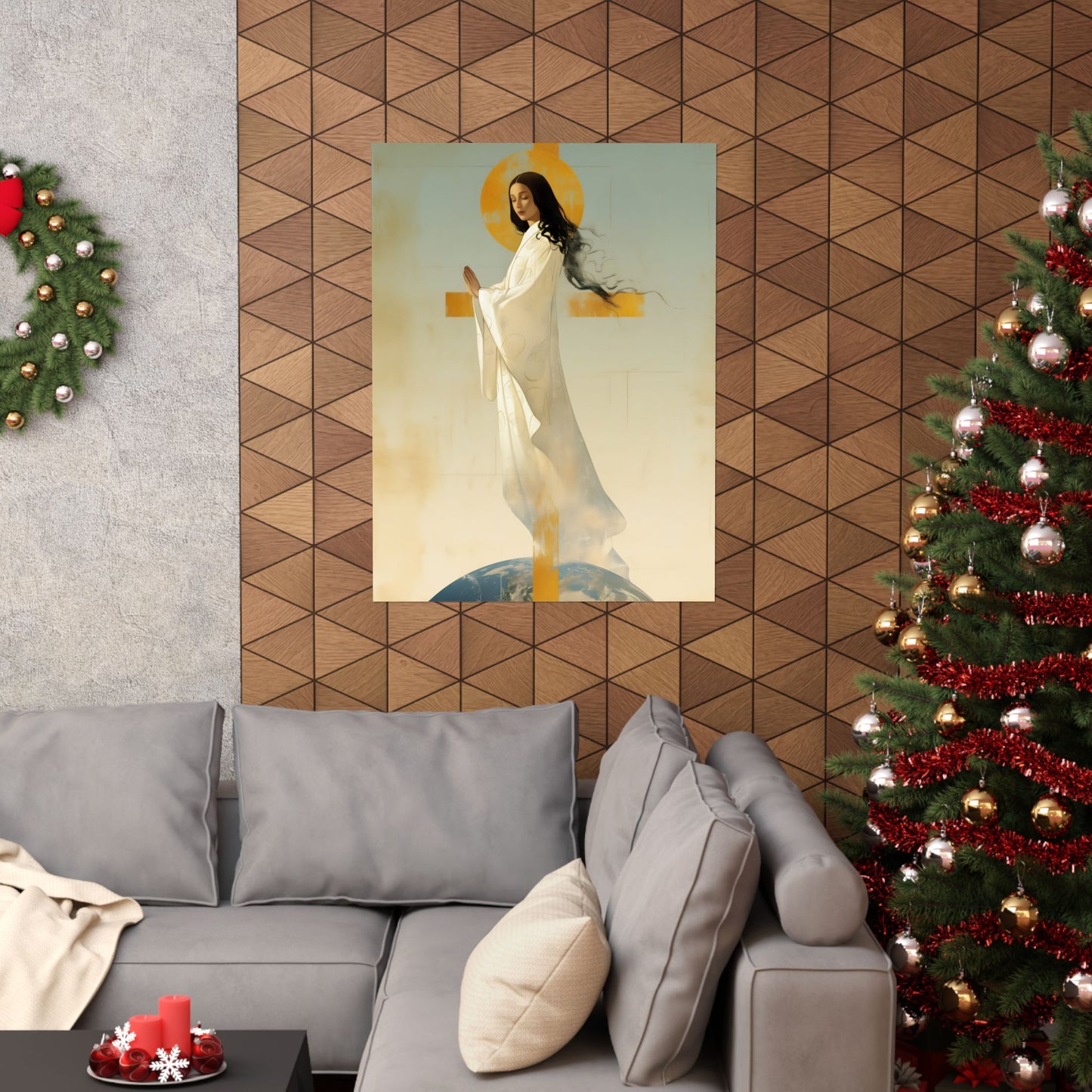 Our Lady of Akita - Mother Mary - Sanctified Souls Print - Multiple Sizes - Premium Matte Vertical Posters