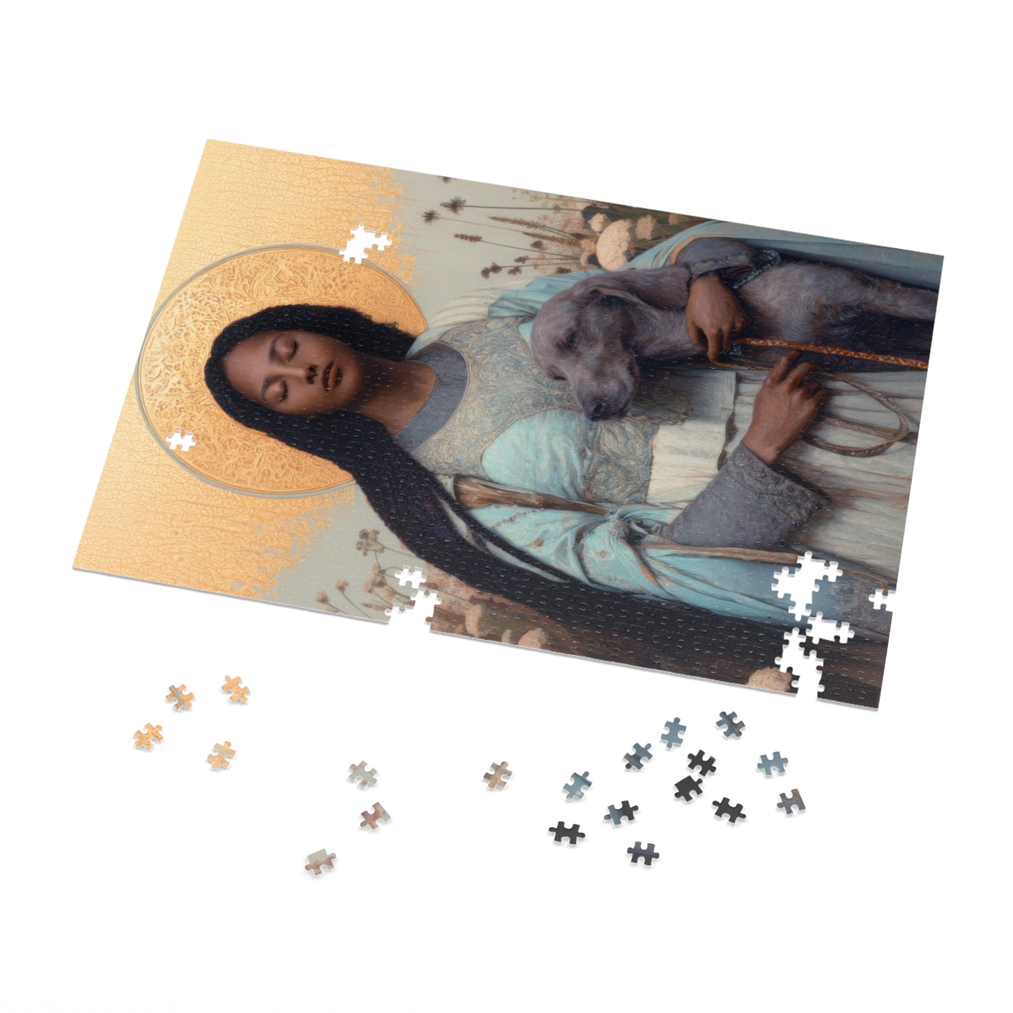 Saint Quiteria - Puzzle & Keepsake Tin - Religious Jigsaw Puzzle (30, 110, 252, 500,1000-Piece)