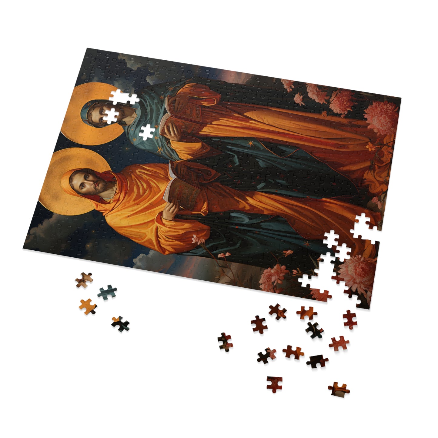Saints Cosmas and Damian - Puzzle and Keepsake Tin - Religious Jigsaw Puzzle (30, 110, 252, 500,1000-Piece) - Religious Puzzle