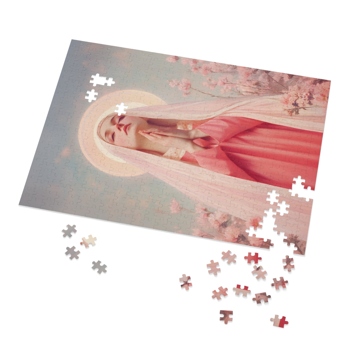 Saint Illuminata - Puzzle & Keepsake Tin - Religious Jigsaw Puzzle (30, 110, 252, 500,1000-Piece)