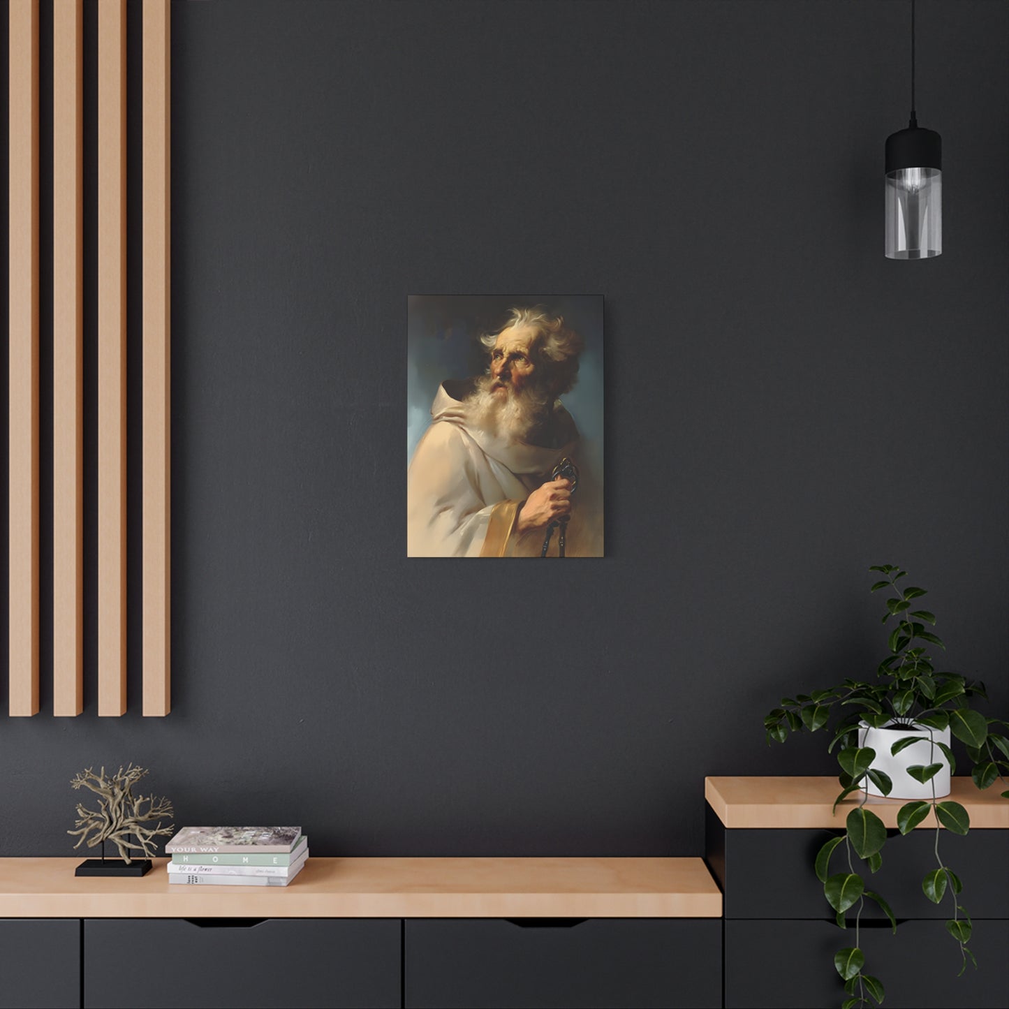 Saint Peter the Apostle - Museum Wrapped Canvas - Print - Religious Art for your Home - Christian print - Prayer Room - Catholic