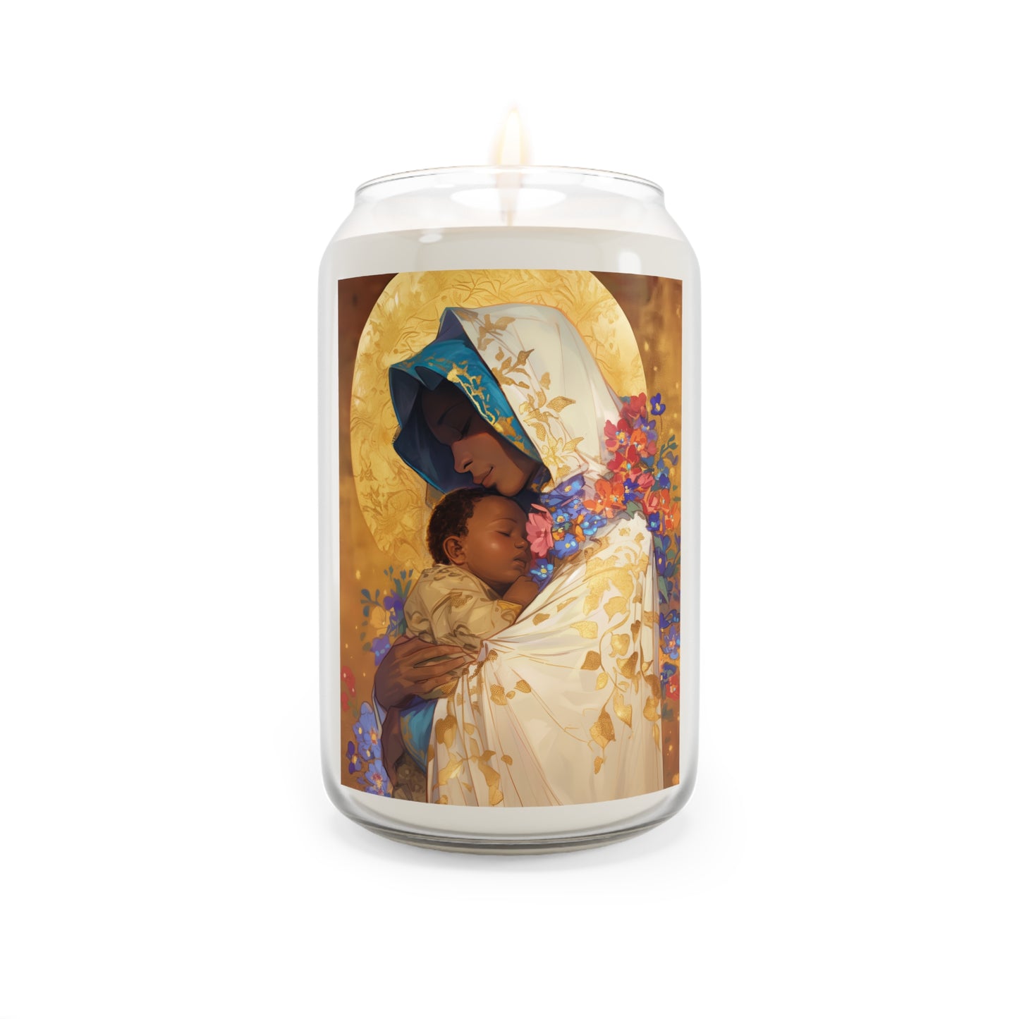 Divine Radiance- Our Lady of Kibeho's Blessing - Scented Prayer Candle, 13.75oz -  Candle - Catholic Art - prayer room Scented Candle