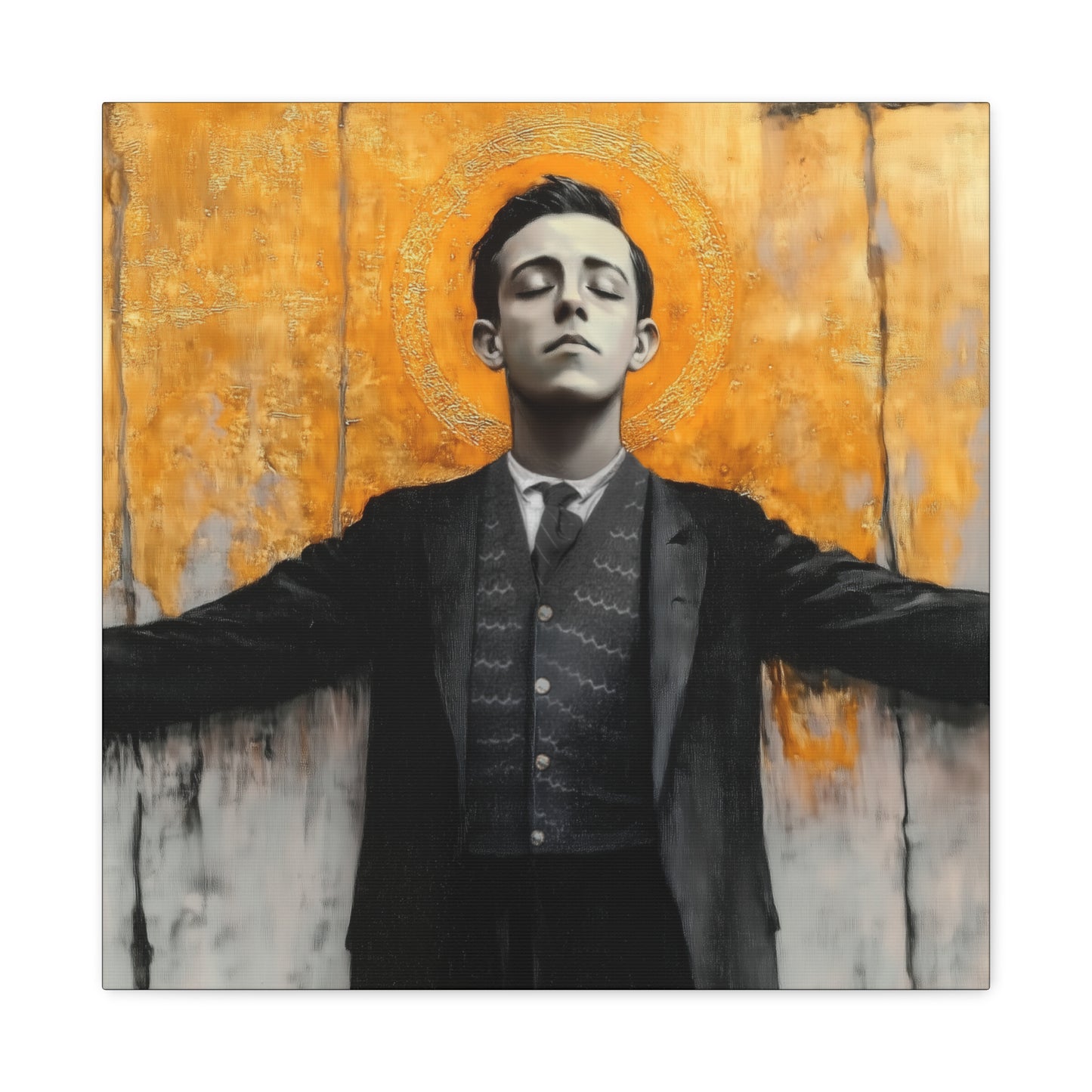 Blessed Miguel Pro- Gallery Wrapped Canvas - Print - Religious Art for your Home - Catholic Saint Art Print - Home Decor - Catholic Art