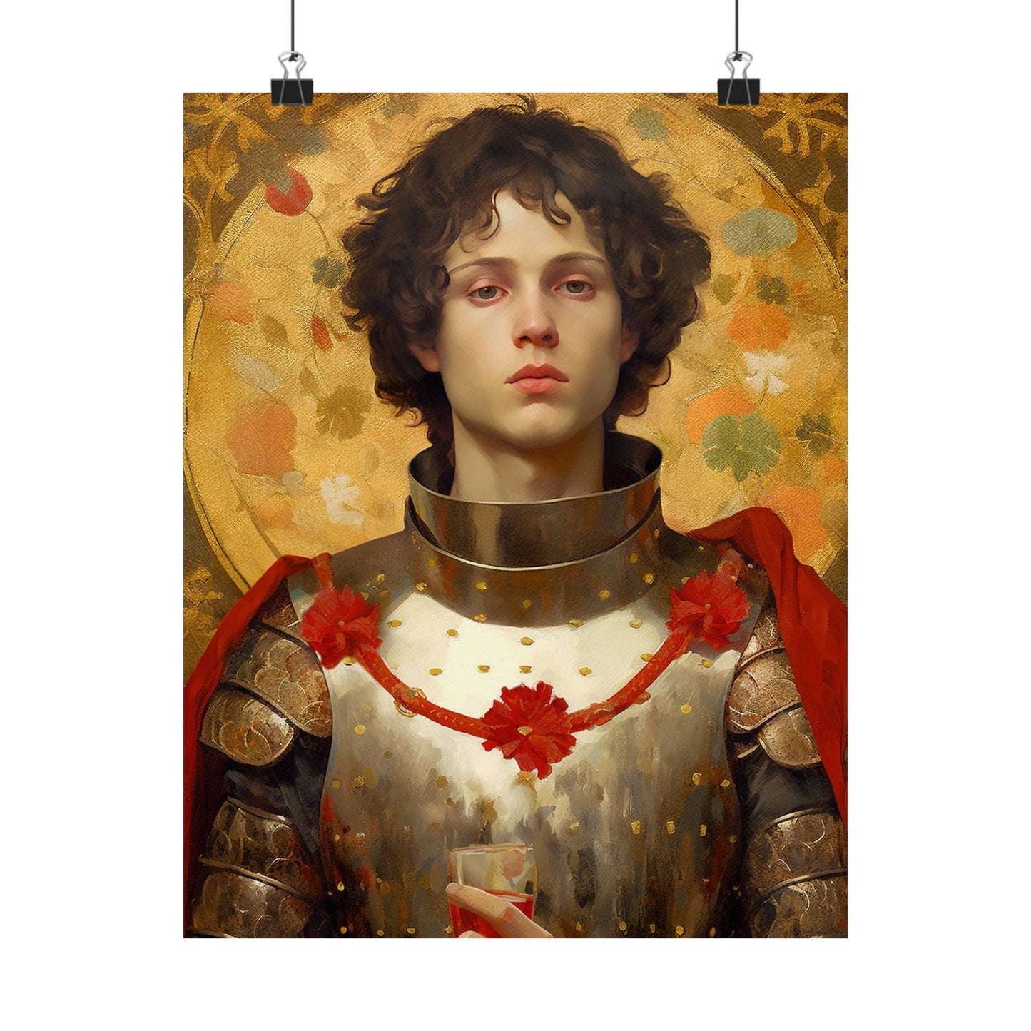 Saint Martin of Tours Print - Sanctified Souls Print - Multiple Sizes - Premium Matte Vertical Posters