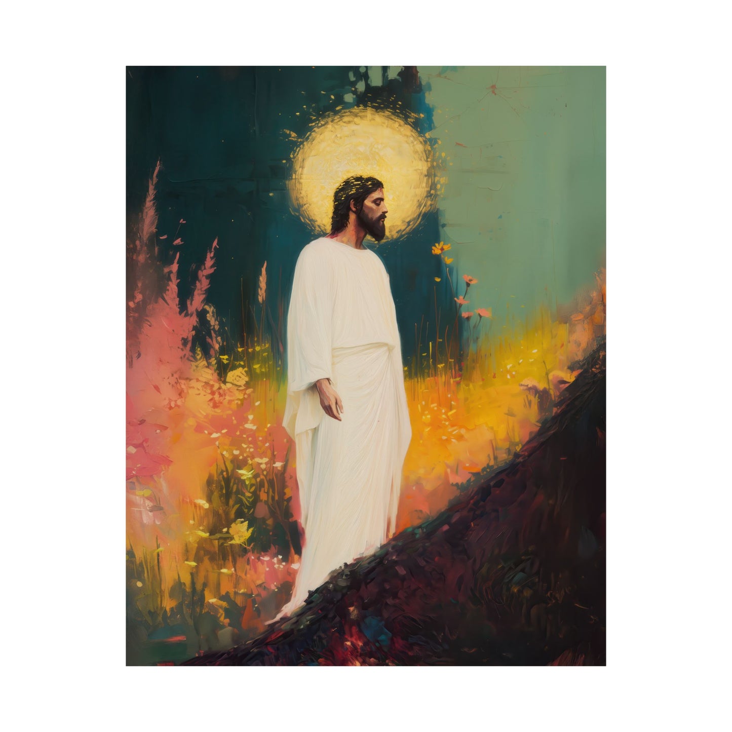 Christus Resurrexit (Christ Is Risen) - Sanctified Souls Print - Multiple Sizes - Premium Matte Vertical Posters - Catholic