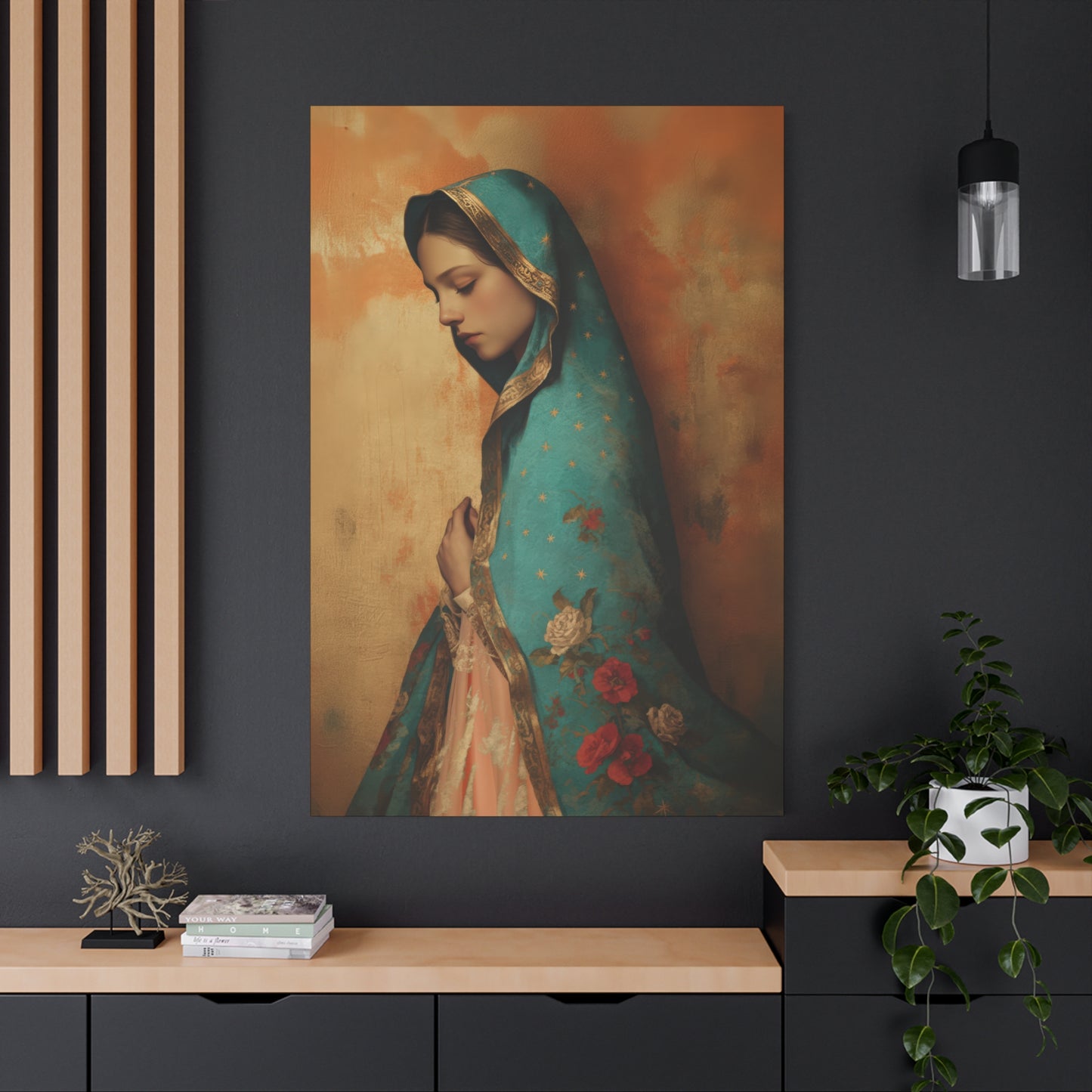 Our Lady of Guadalupe - Gallery Wrapped Canvas - Print - Religious Art for your Home - Catholic Art