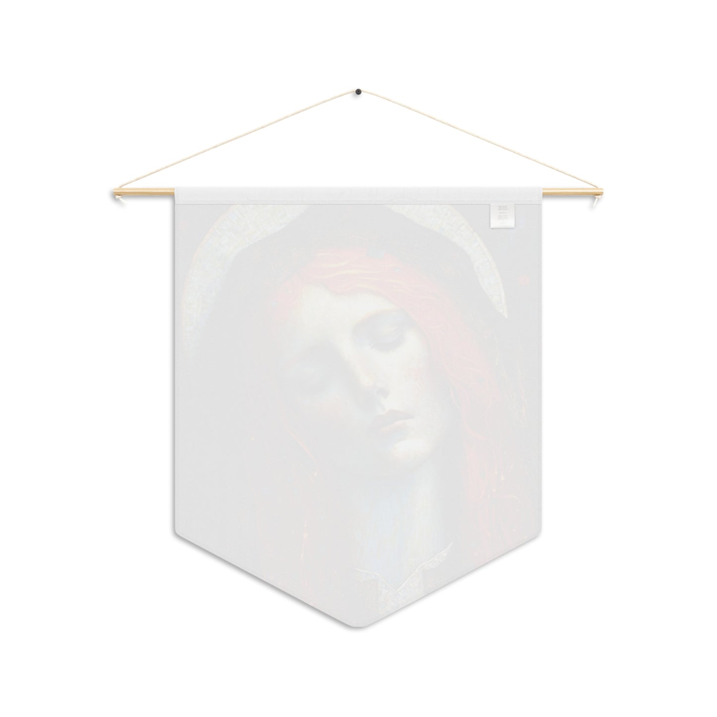 Embracing Grace Wall Banner / Wall Hanging - Saint Mary Magdalene Art Print - Prayer room - Catholic Home Art - 18" x 21"