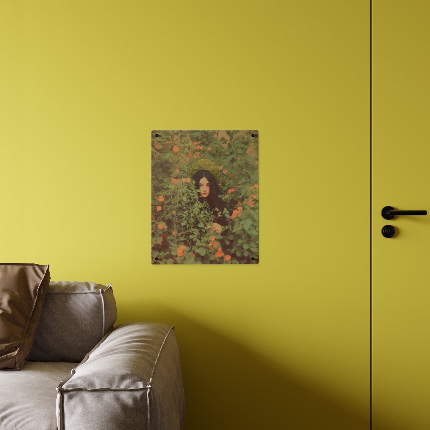 Saint Eve Acrylic Wall Art Panel - Ready to Hang Acrylic Print - Catholic Religious Art - Fine Art Print