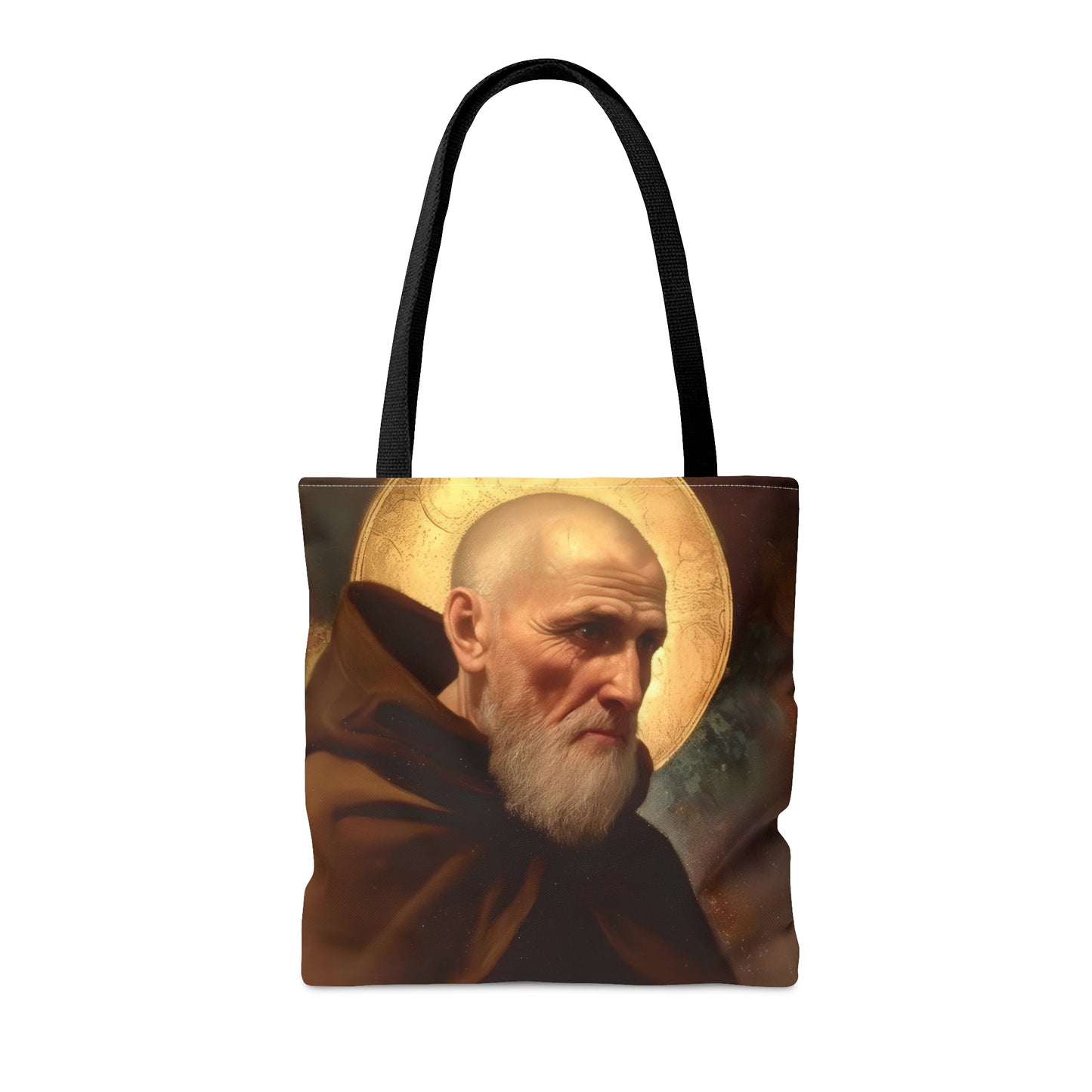 Saint Ignatius of Laconi - Tote Bag - Large Medium Small Faith Art Bag - Catholic Faith Purse