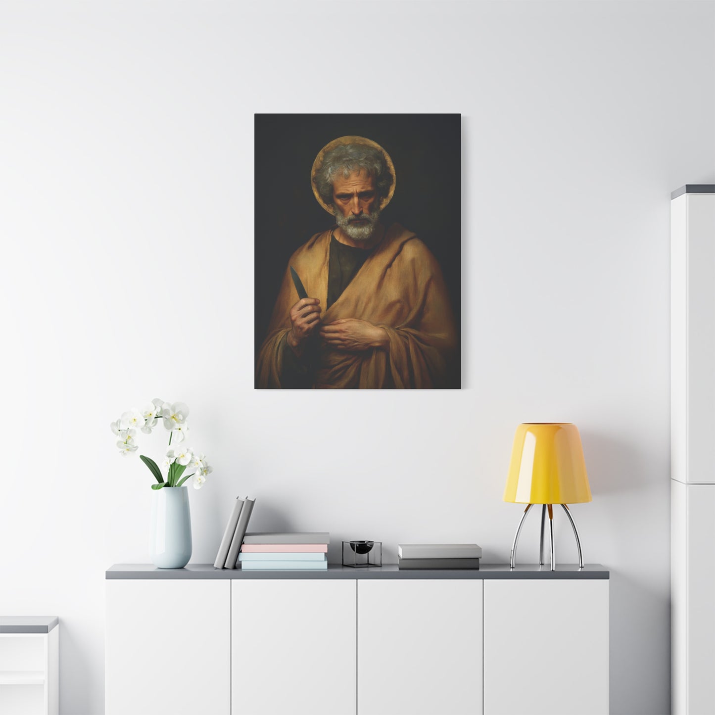 Saint Bartholomew the Apostle  - Gallery Wrapped Canvas - Print - Religious Art for your Home - Catholic