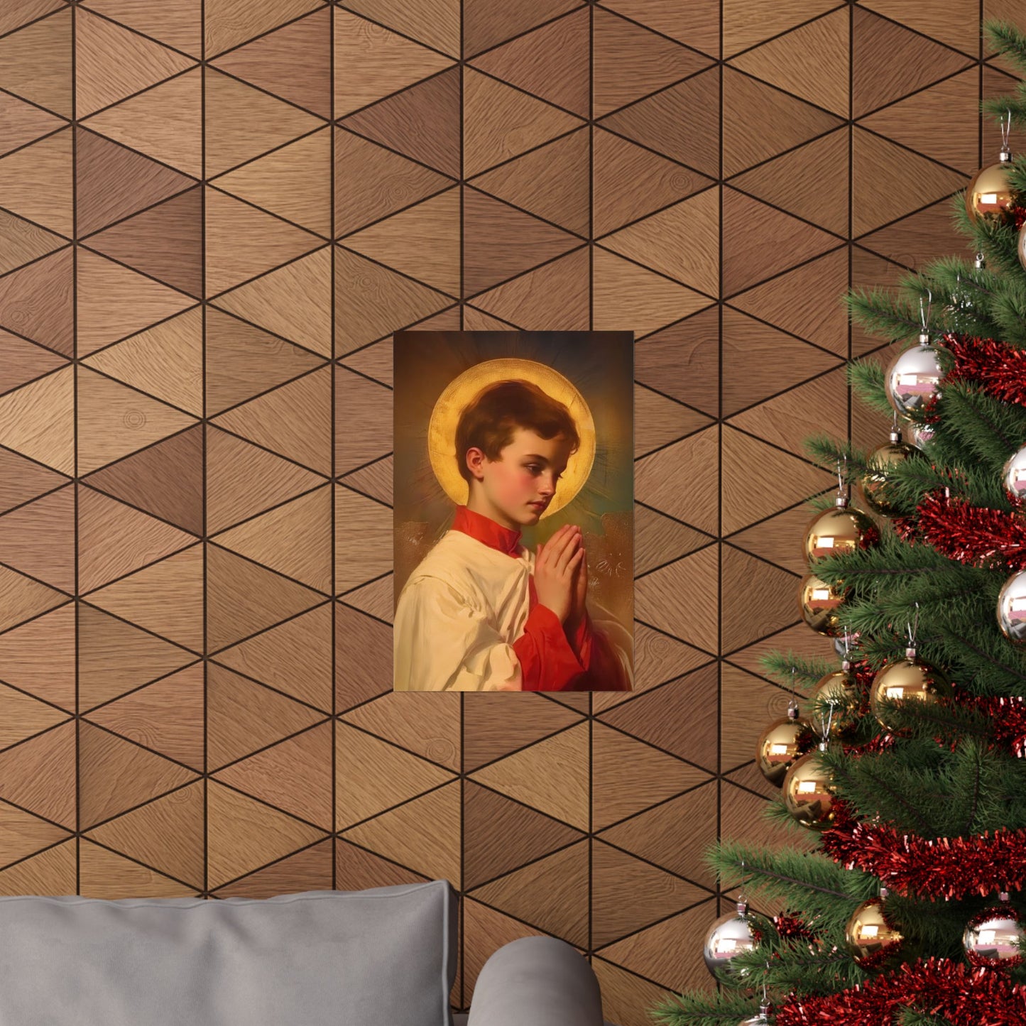 Saint Dominic Savio - Sanctified Souls Print - Multiple Sizes - Premium Posters - Catholic Art - Christian Home Decor Artwork
