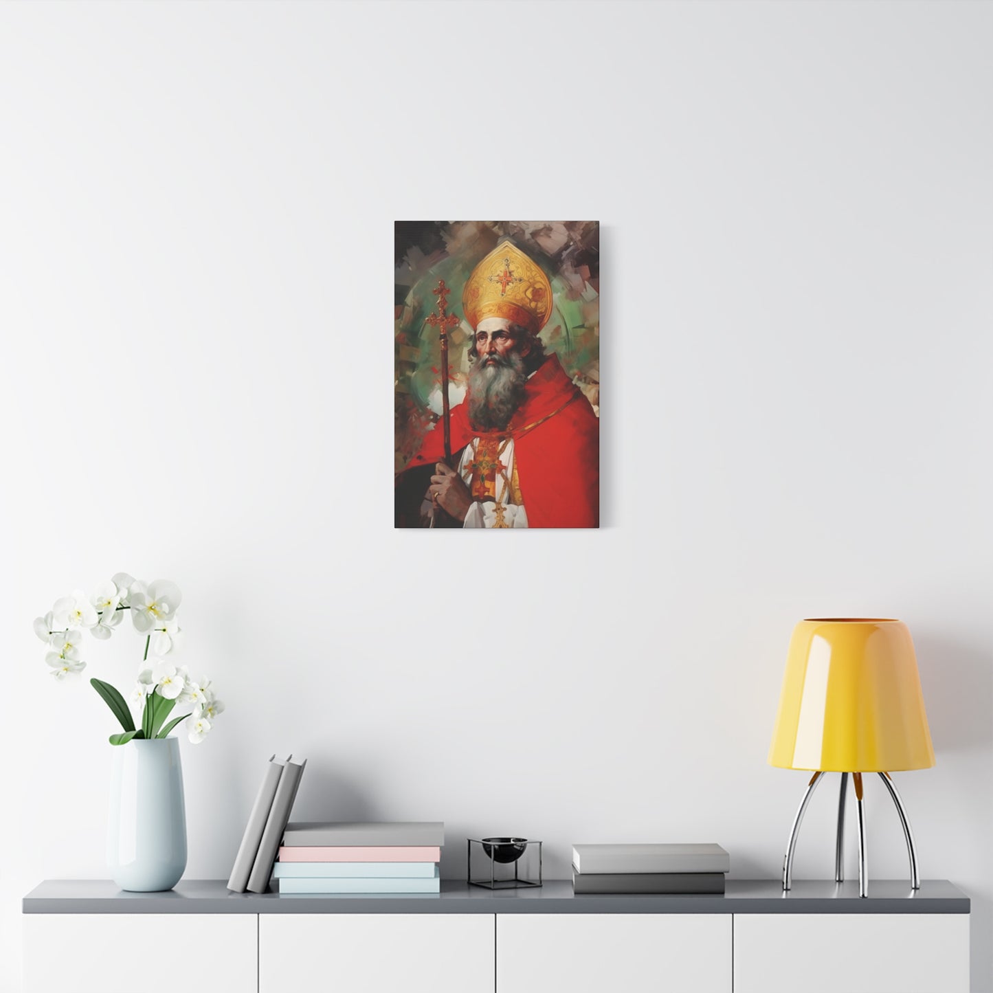 Saint Eusebius of Vercelli Canvas Print - Multiple Sizes - Catholic Home art - Museum Wrapped Canvas - Sanctified Souls Print