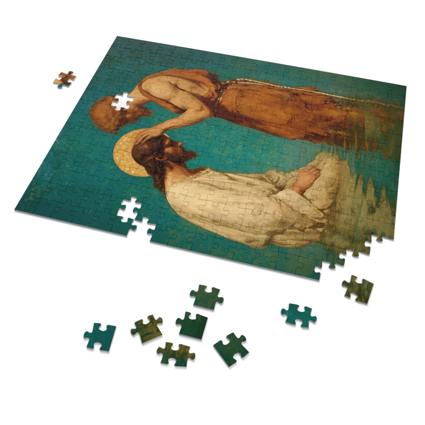 Saint John the Baptist, The Prophet and the Promise - Puzzle & Keepsake Tin - Religious Jigsaw Puzzle (30, 110, 252, 500,1000-Piece)