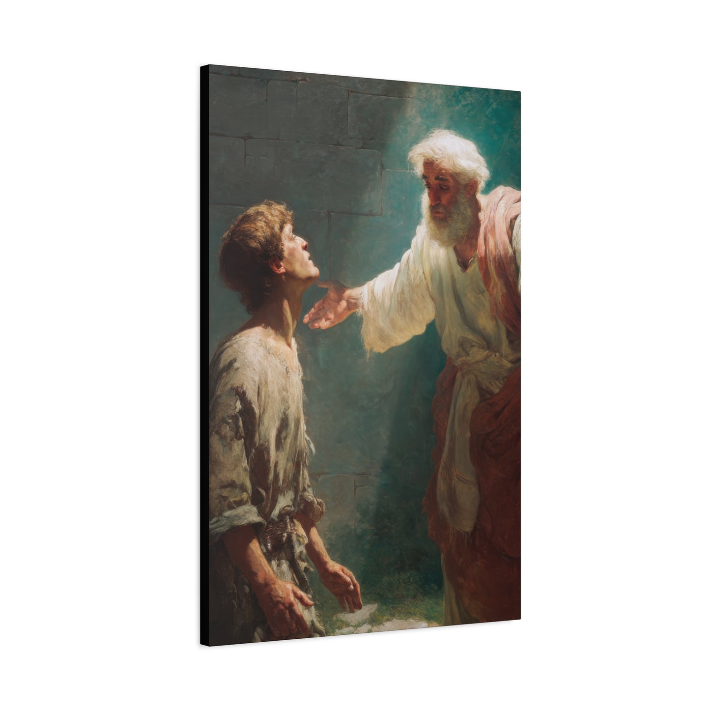 Homecoming of the Prodigal Son - Gallery Wrapped Canvas - Print - Religious Art for your Home - Catholic Art Print