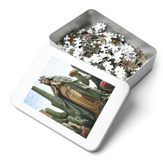Our Lady of Guadalupe - Puzzle and Keepsake Tin - Religious Jigsaw Puzzle (30, 110, 252, 500,1000-Piece) - Religious Puzzle