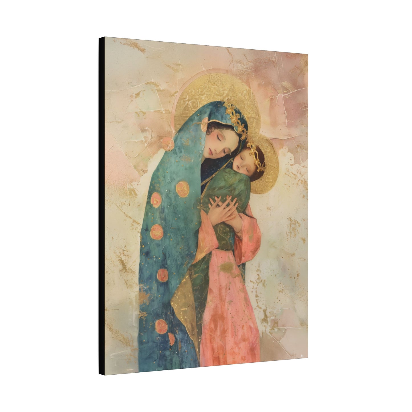 The Sweet Advocate of Souls - Mary, Help of Christians -  Museum Wrapped Canvas Print - Multiple Sizes - Catholic Home art Matte Canvas