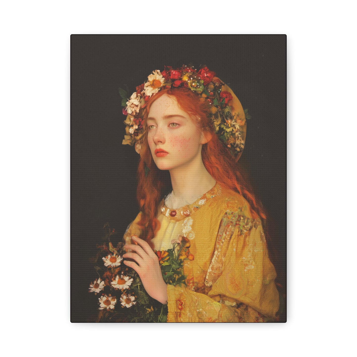Radiance of Repentance - Mary Magdalene's Renewal - Museum Wrapped Canvas - Print - Religious Art for your Home - Prayer Room - Catholic