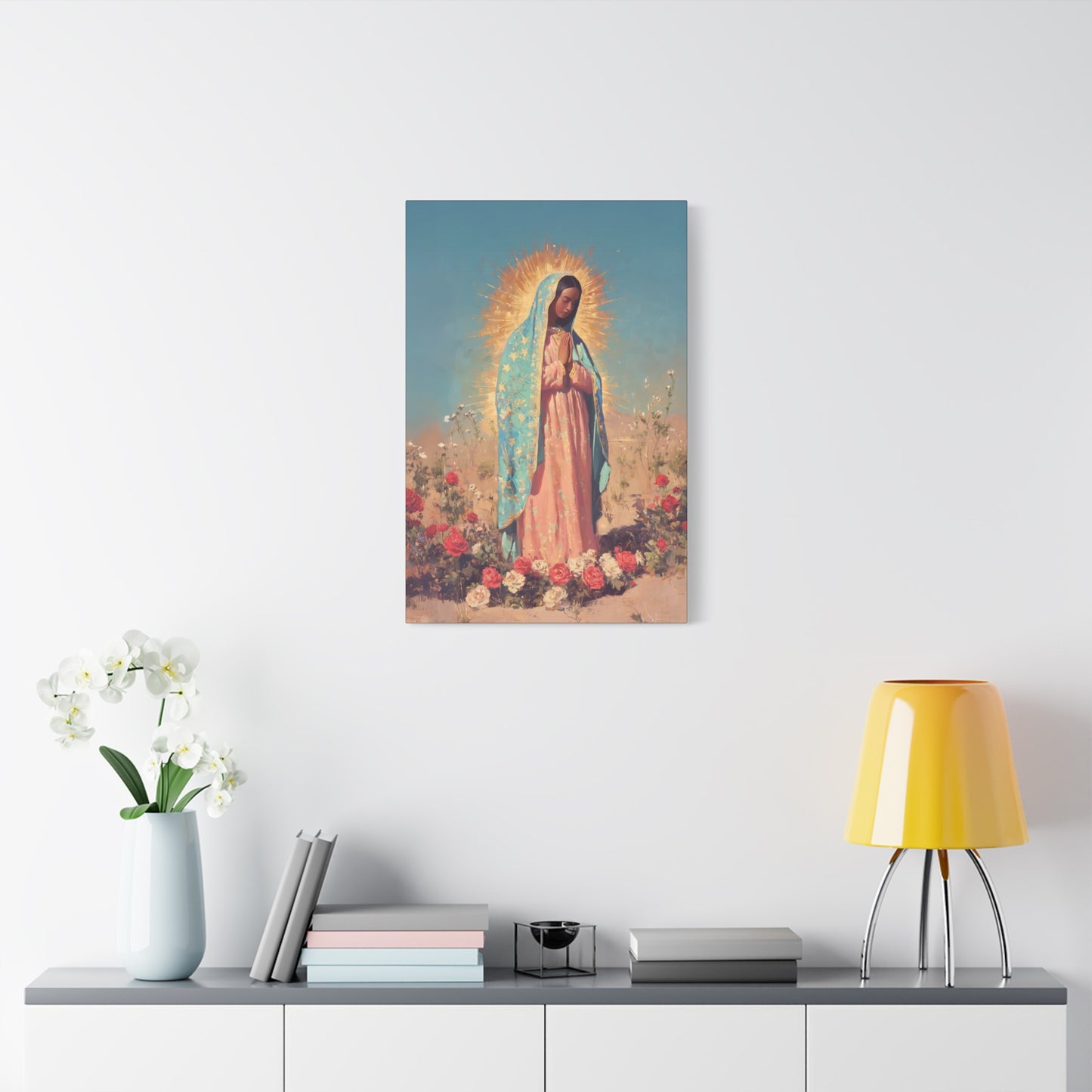 Our Lady of Guadalupe - Gallery Wrapped Canvas - Print - Religious Art for your Home - Catholic Art