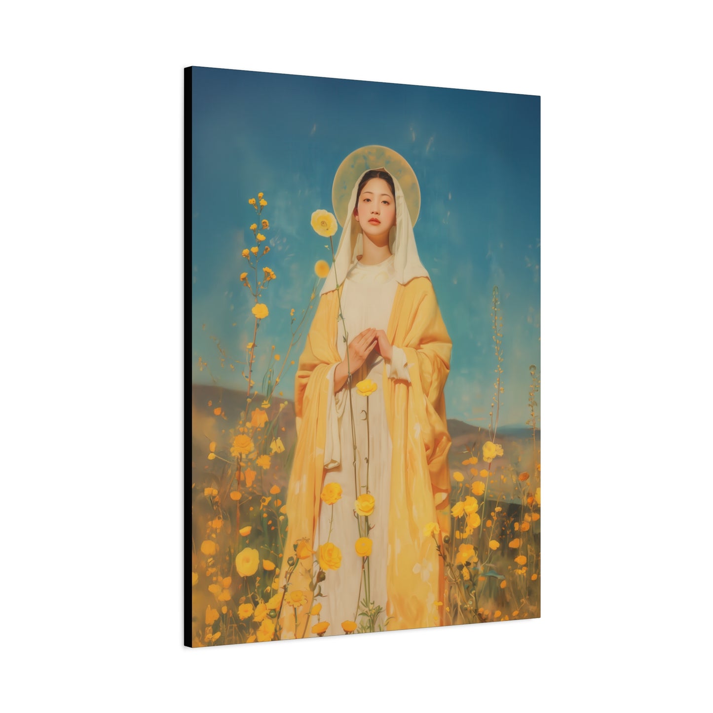 Saint Agatha Lin - Gallery Wrapped Canvas - Print - Religious Art for your Home - Catholic Art