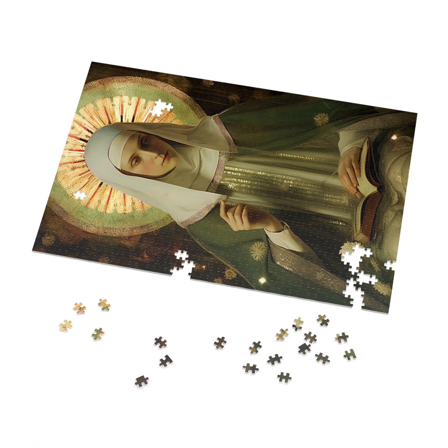 Saint Ingrid of Sweden - Puzzle and Keepsake Tin - Religious Jigsaw Puzzle (30, 110, 252, 500,1000-Piece) - Religious Puzzle