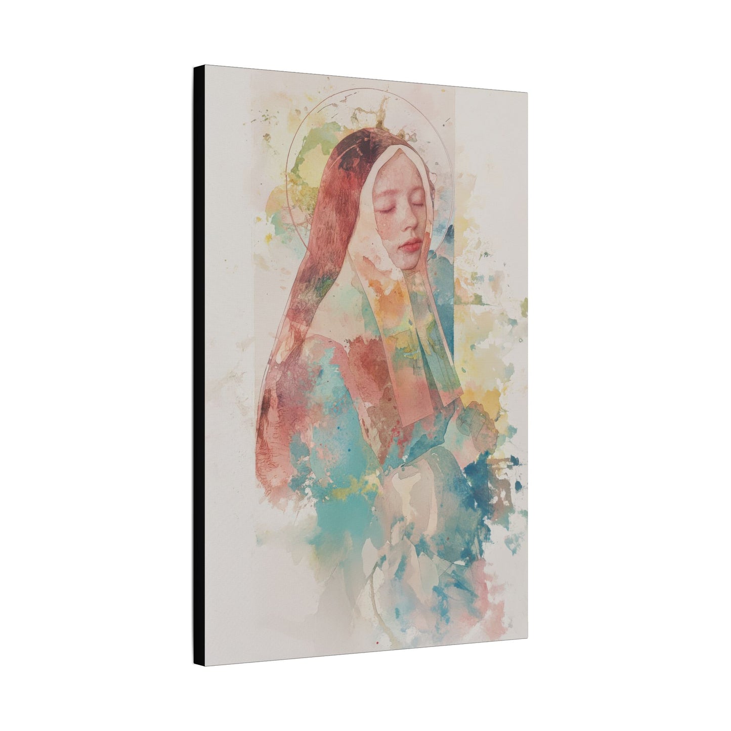 Saint Bernadette - Museum Wrapped Canvas - Sanctified Souls Print - Religious Art for your Home