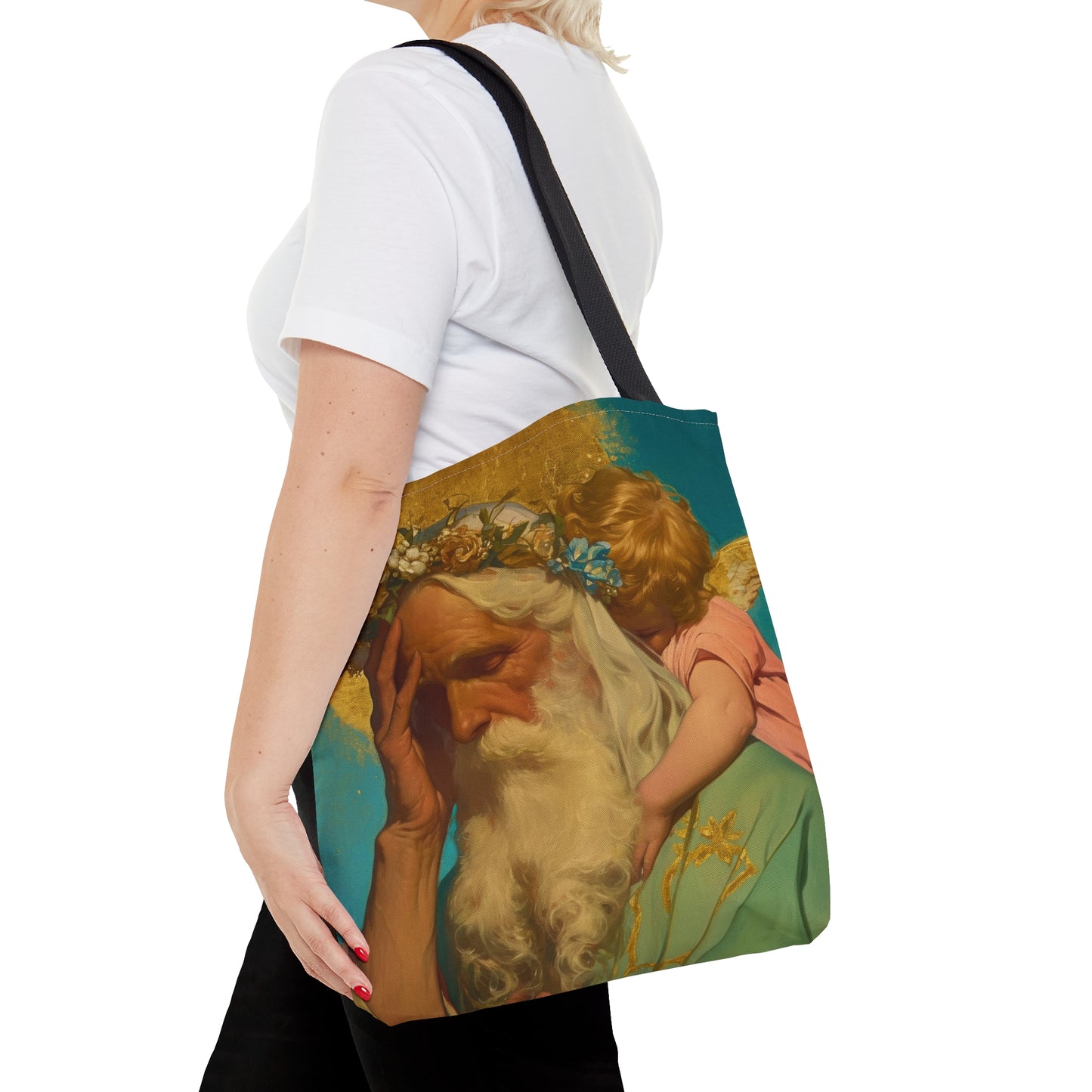 Saint Alexis Falconieri Tote Bag - Large Medium Small Faith Art Bag - Catholic Faith Purse - Religious - Prayer Bag - Devotional