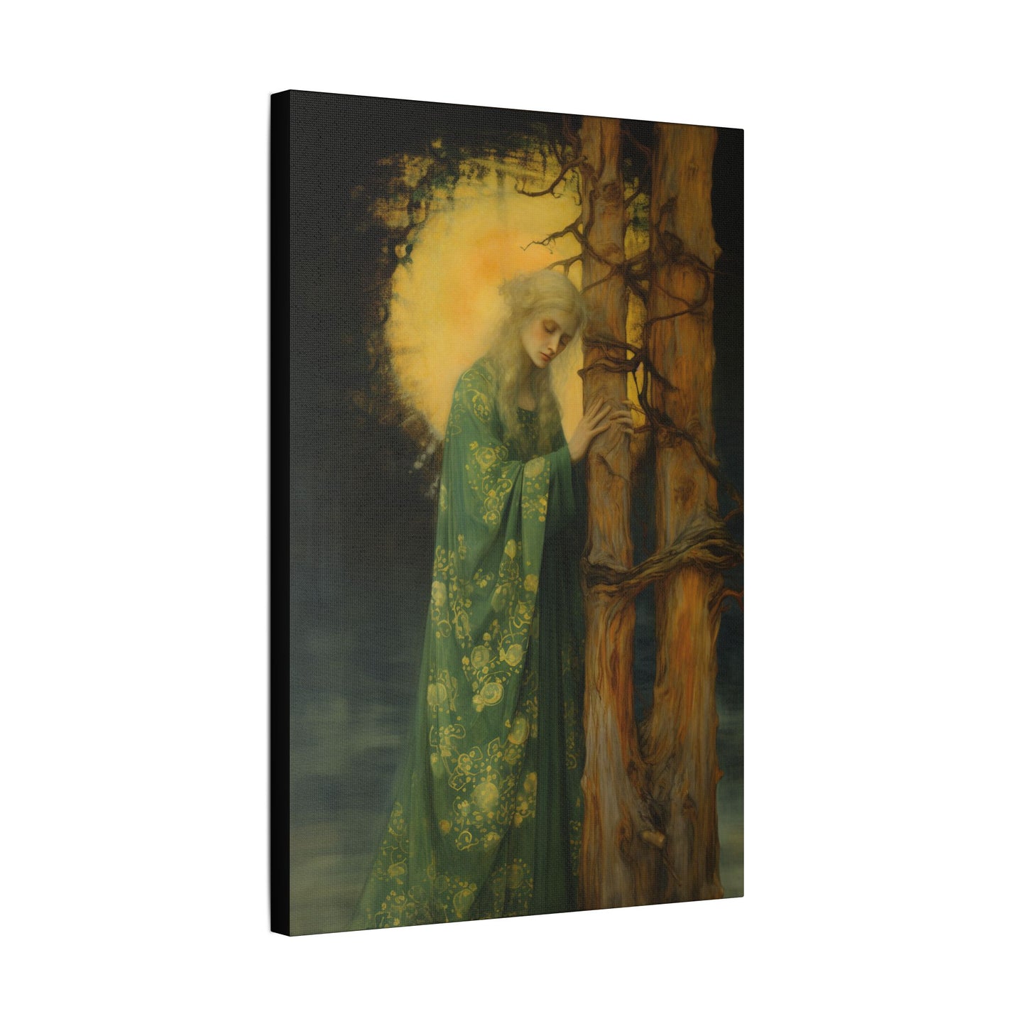 Saint Afra Canvas Print - Multiple Sizes - Catholic Home art - Gallery Wrapped Canvas - Sanctified Souls Print