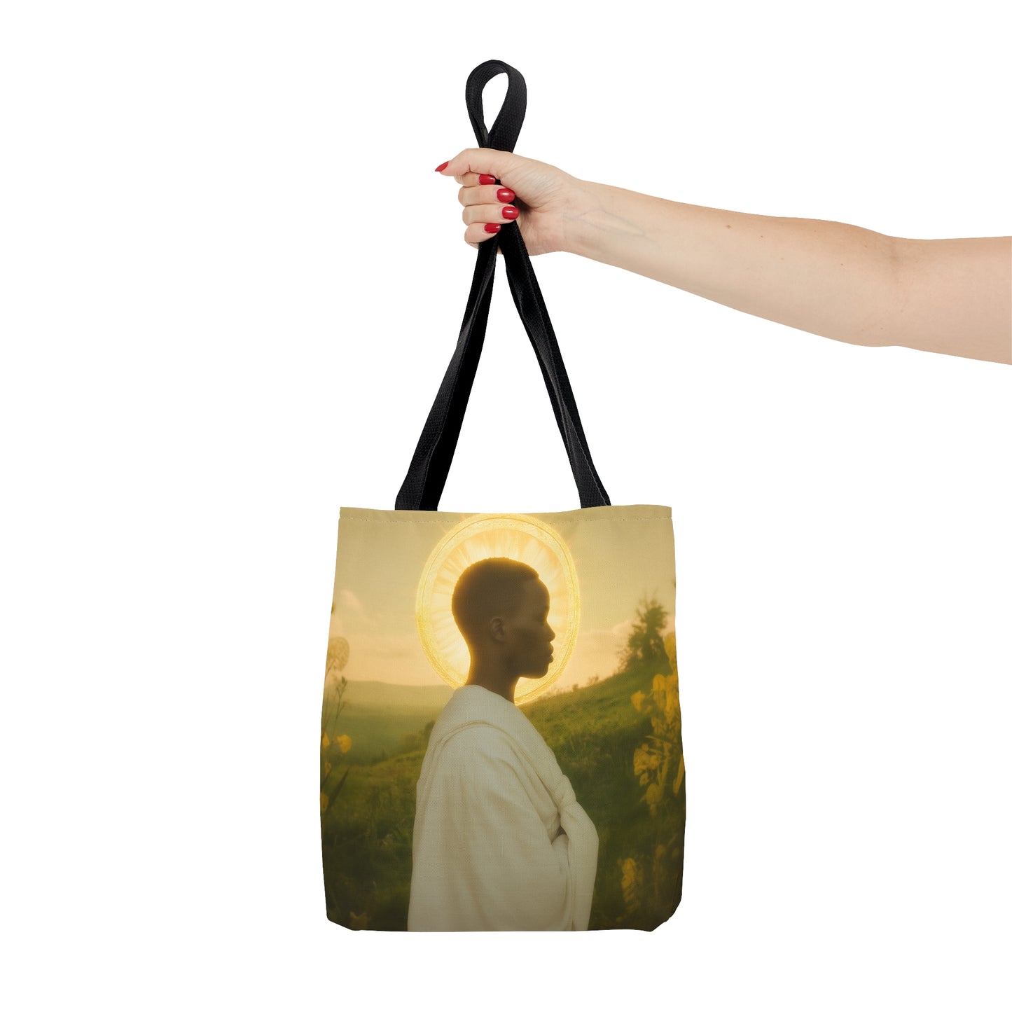 Saint Charles Lwanga - Tote Bag - Large Medium Small Faith Art Bag - Bible Study Faith Purse - Double Sided