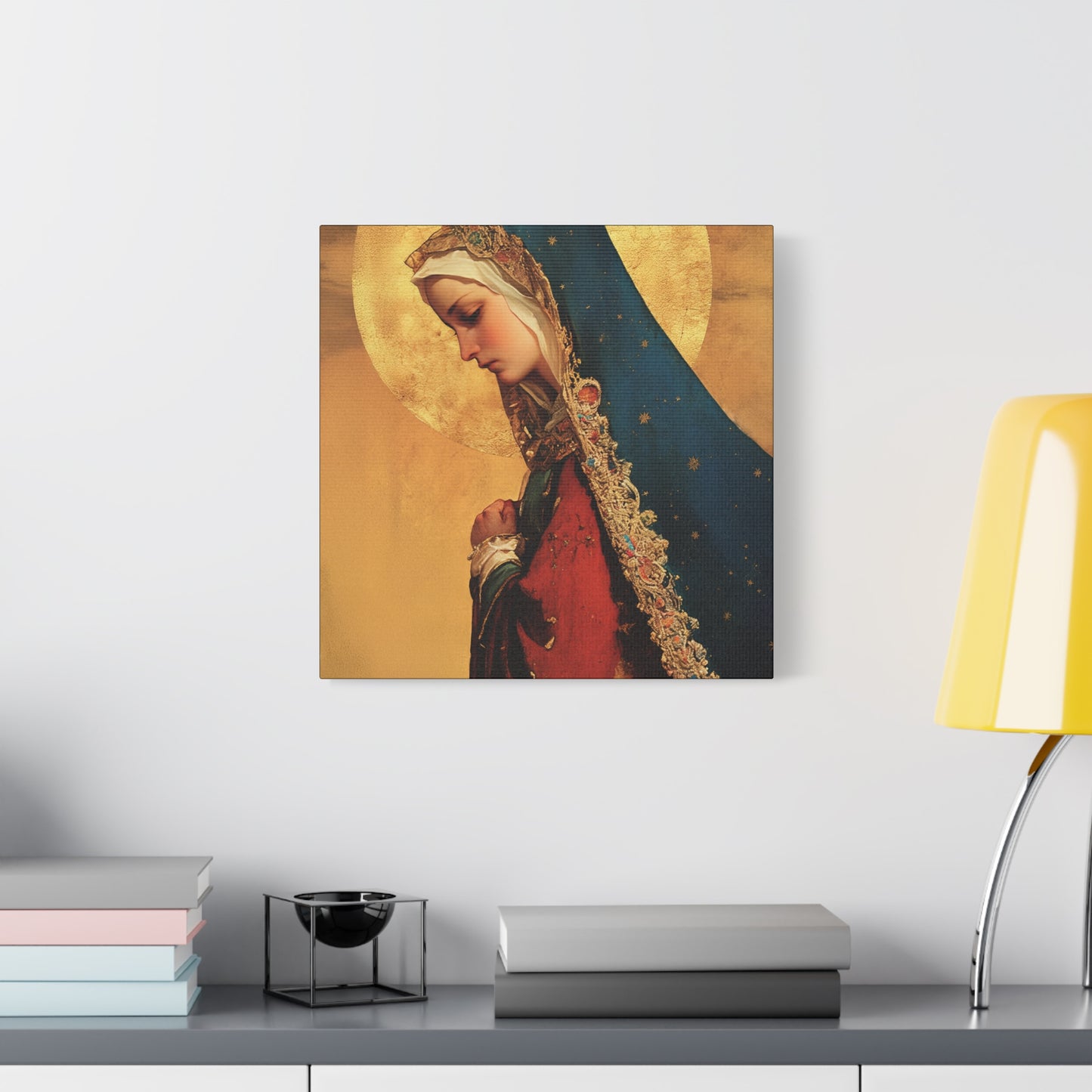 Our Lady of Mercy / Our Lady of Ransom - Multiple Sizes - Catholic Home art - Museum Wrapped Canvas - Sanctified Souls Print - Mother Mary