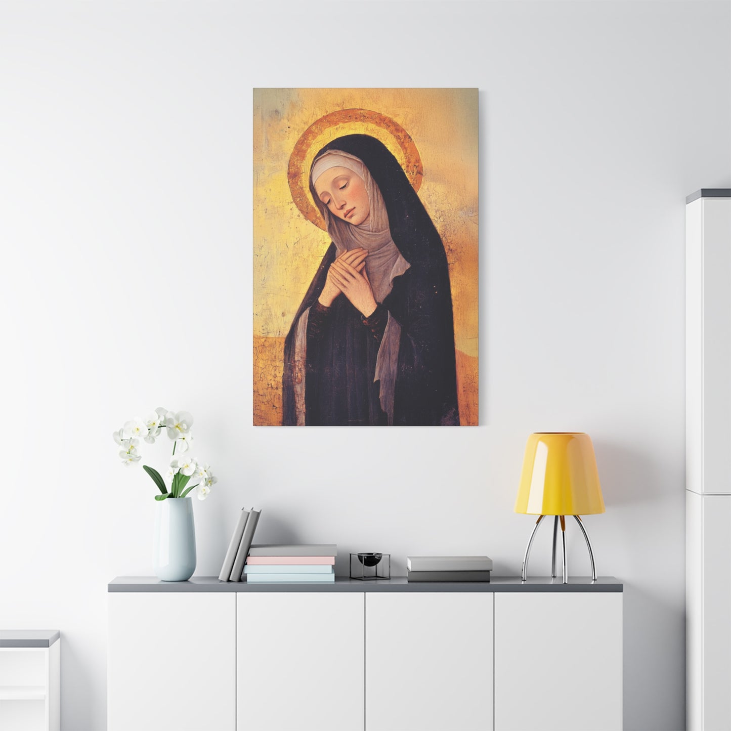 Saint Syncletica of Alexandria - Desert Mother - Gallery Wrapped Canvas - Print - Religious Art for your Home - Catholic