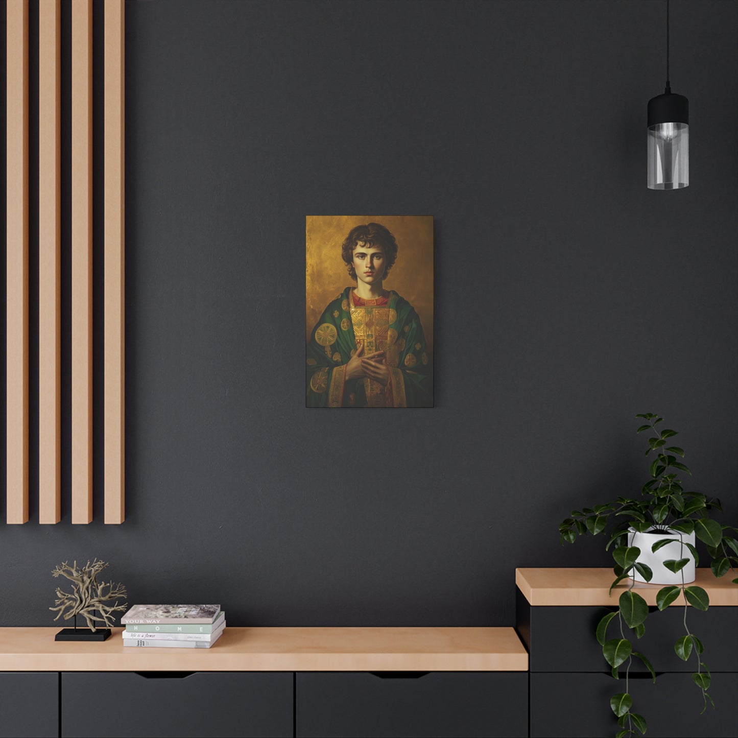 Saint Pantaleon Canvas Print - Multiple Sizes - Catholic Home art - Museum Wrapped Canvas - Sanctified Souls Print