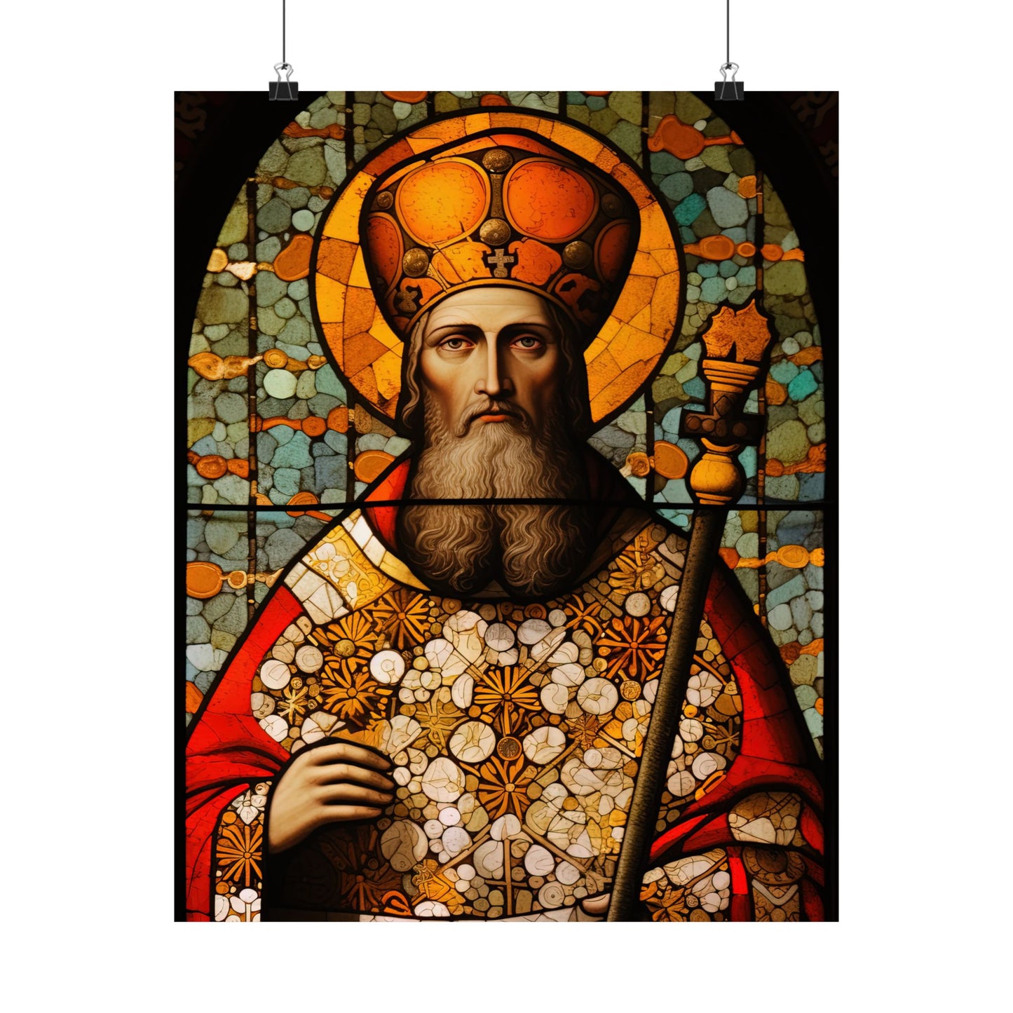 Saint Henry the II - Sanctified Souls Print - Multiple Sizes - Premium Matte Vertical Posters