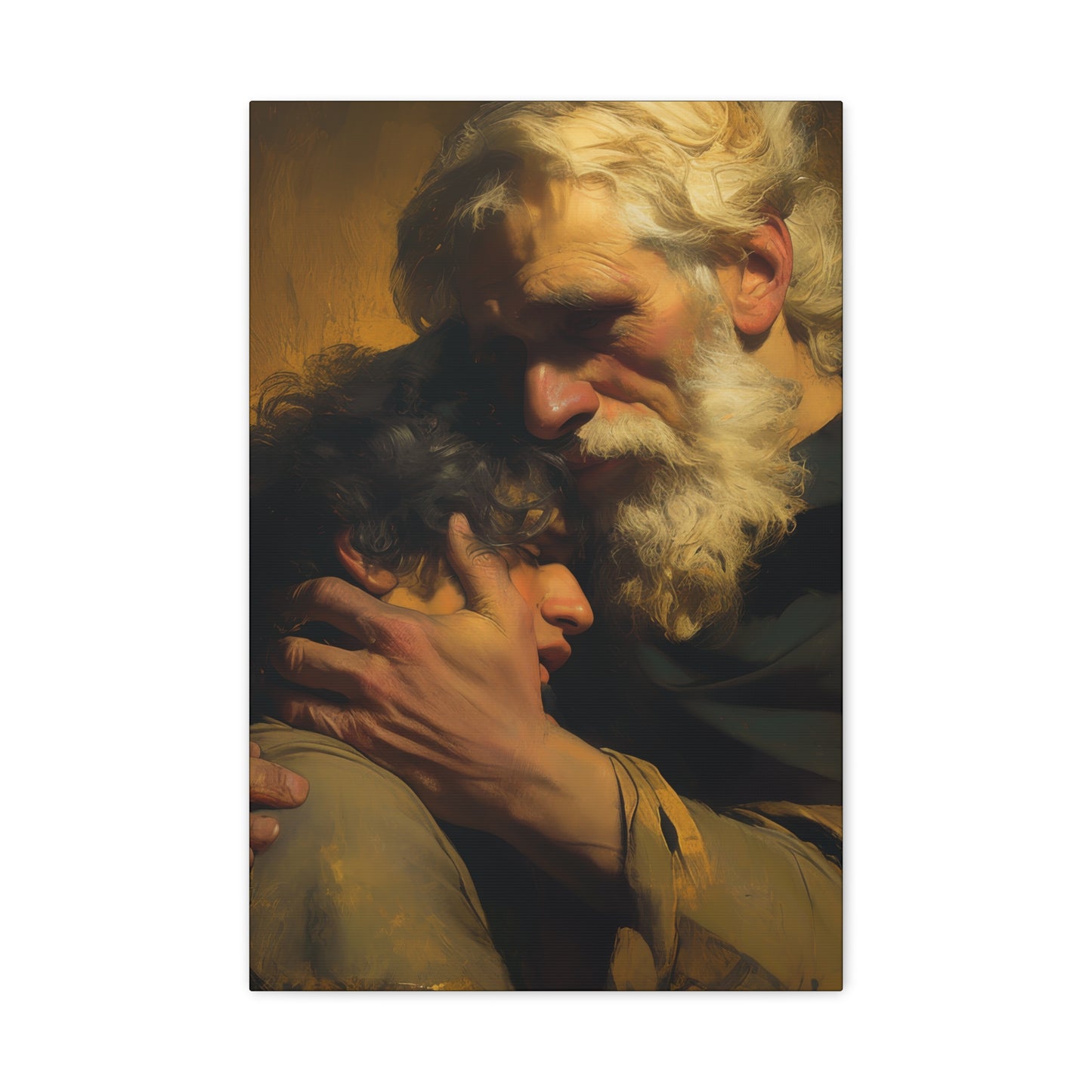 The Return of the Prodigal Son - Gallery Wrapped Canvas - Print - Religious Art for your Home - Catholic Art Print