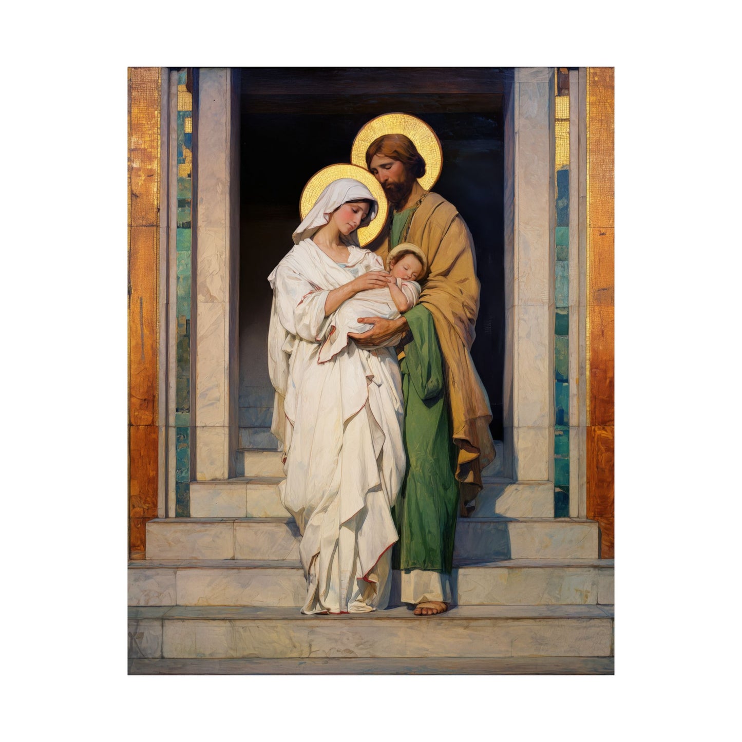 The Feast of the Presentation of the Lord - Holy Family - Sanctified Souls Print - Multiple Sizes - Premium Matte Vertical Posters