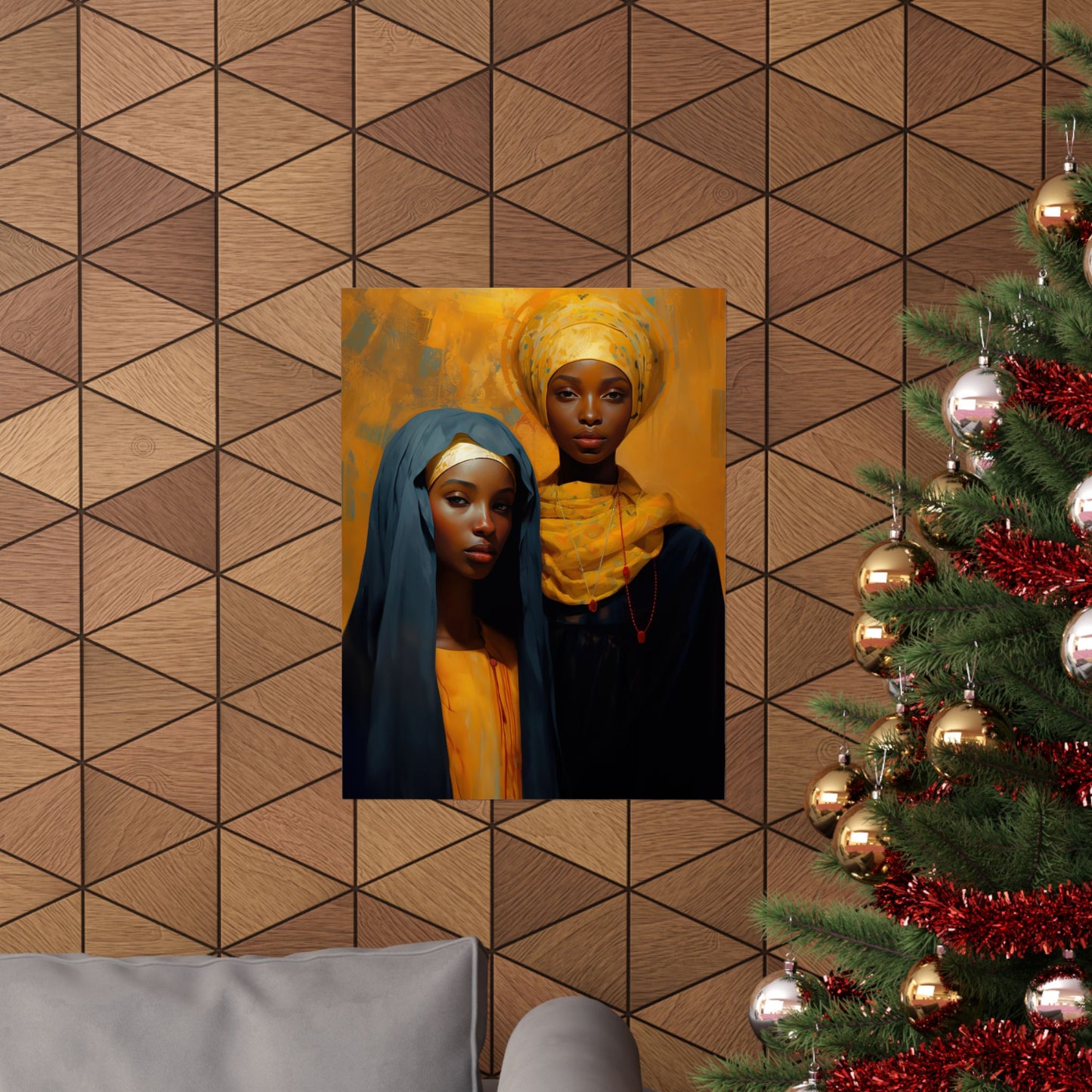 Saint Perpetua and Saint Felicity Print - Sanctified Souls Print - Multiple Sizes - Premium Matte Vertical Posters