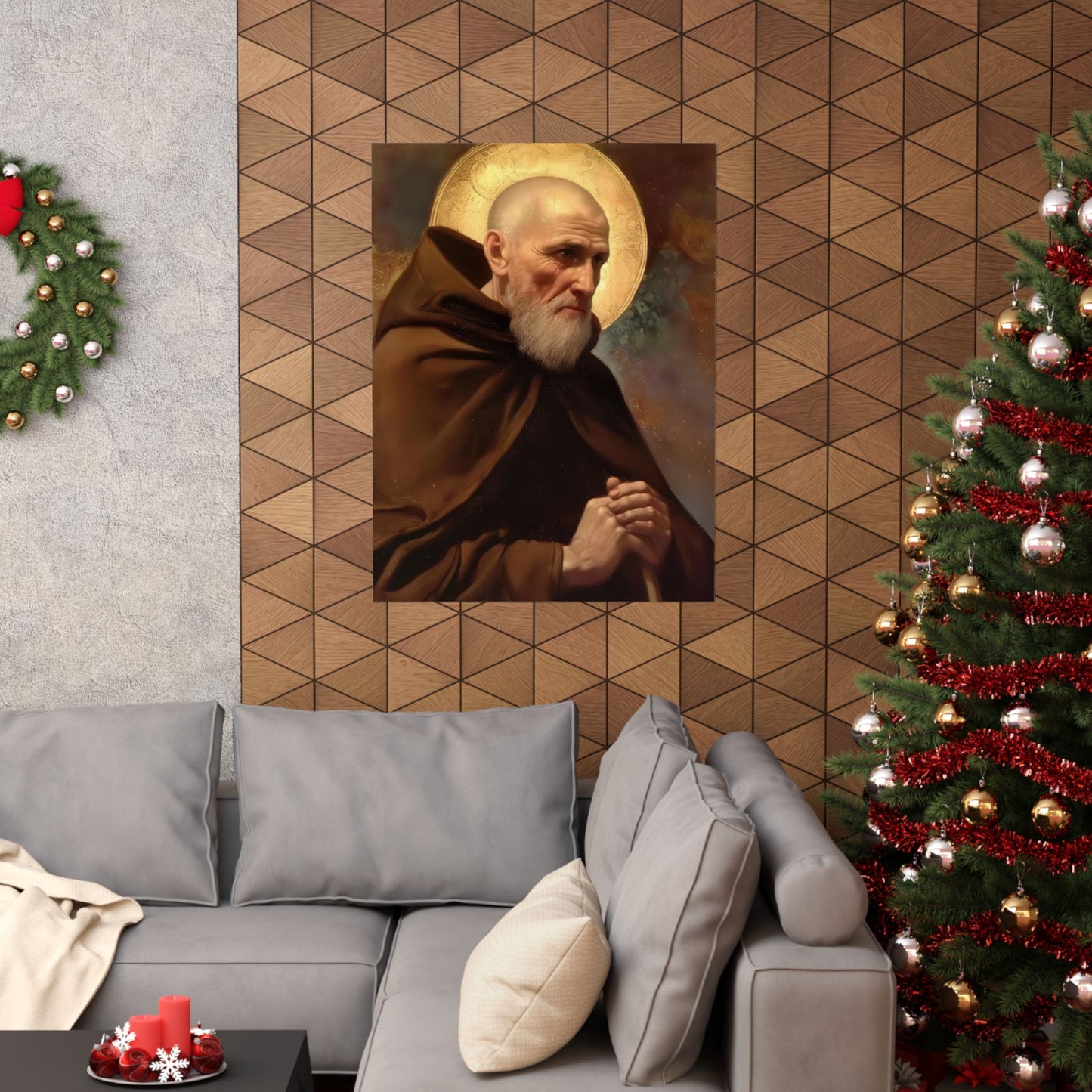 Saint Ignatius of Laconi - Sanctified Souls Print - Multiple Sizes - Premium Matte Vertical Posters