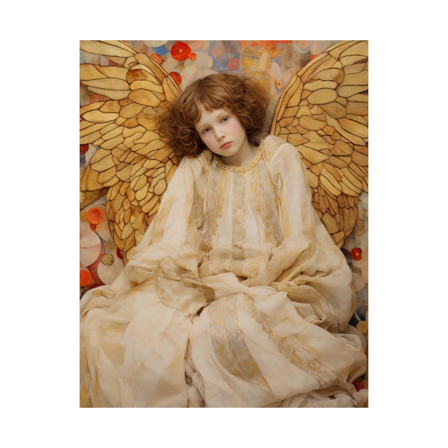 Guiding Light - Sanctified Souls Print - Multiple Sizes - Premium Matte Vertical Poster - Guardian Angel