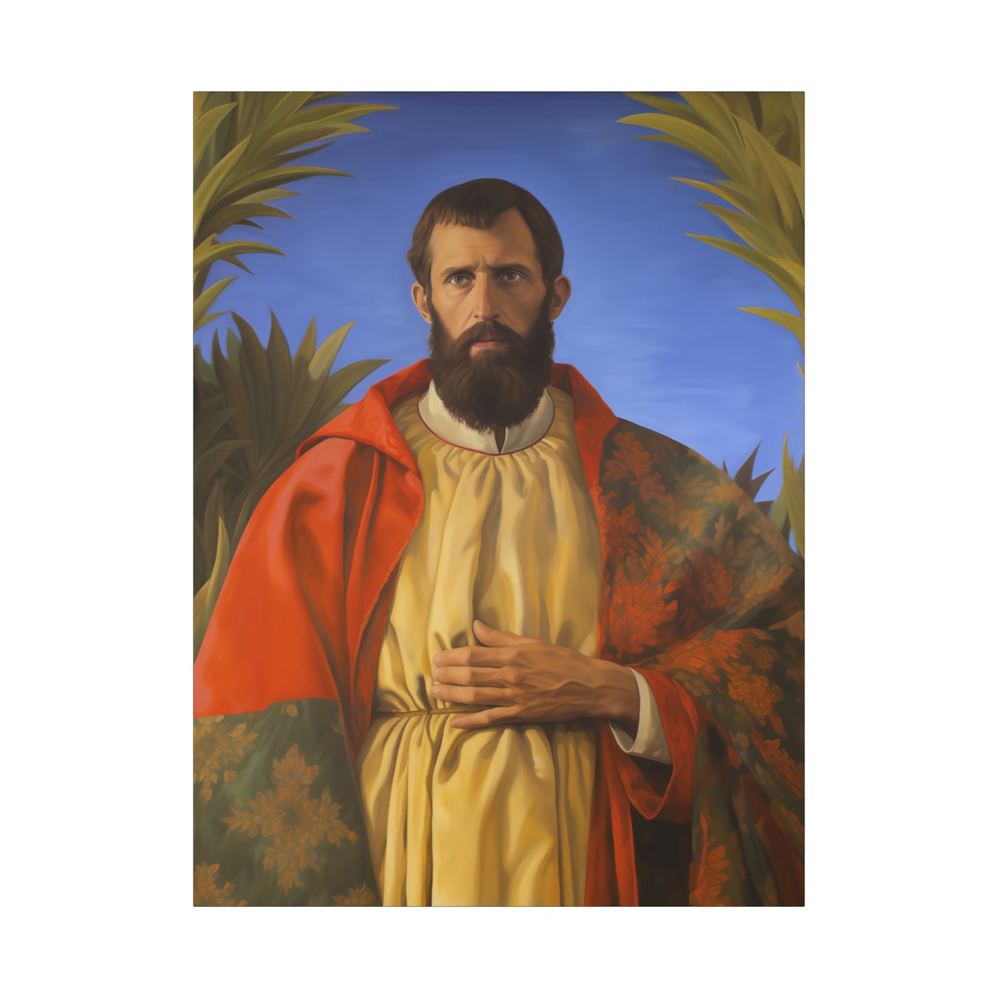 Saint Thomas the Apostle - Museum Wrapped Canvas - Sanctified Souls Print - Religious Art for your Home