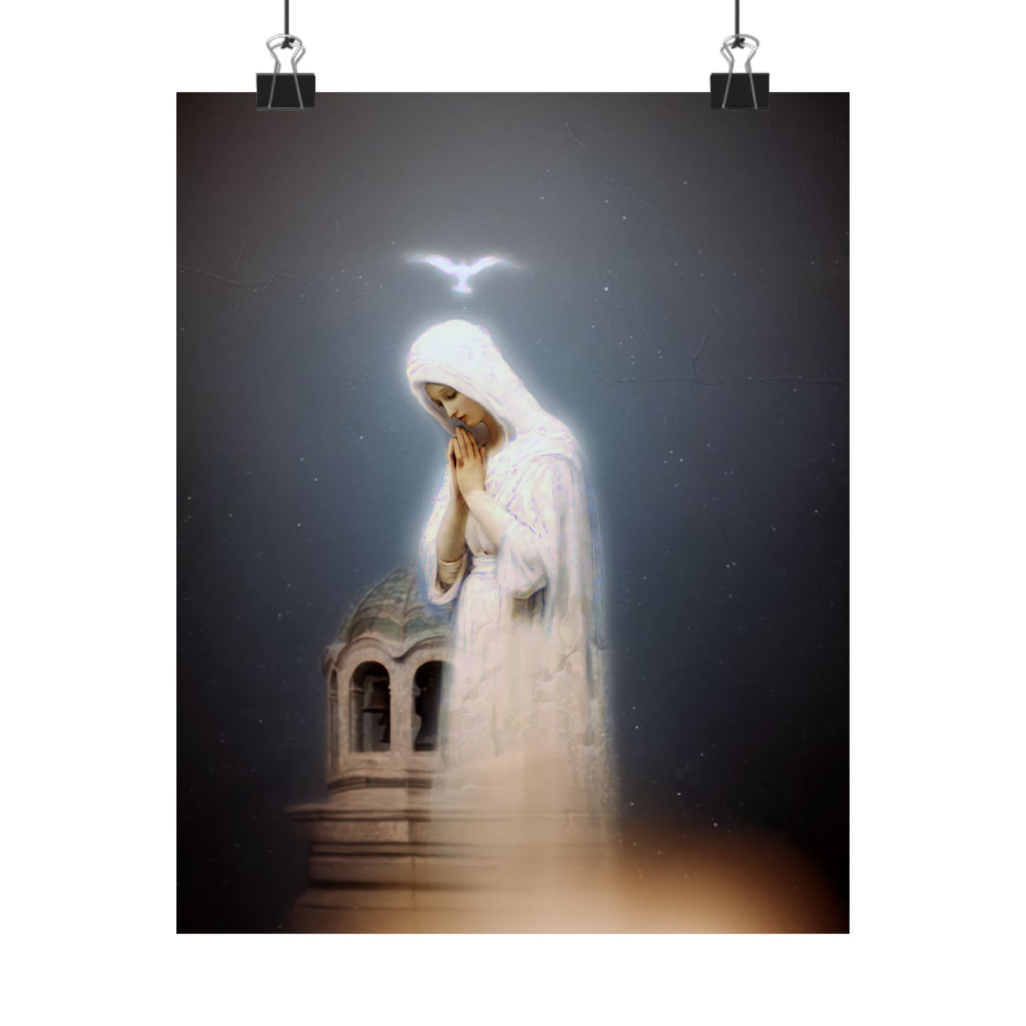 Our Lady of Zeitoun - Mother Mary Print - Marian Art - Sanctified Souls Print - Multiple Sizes - Premium Vertical Posters