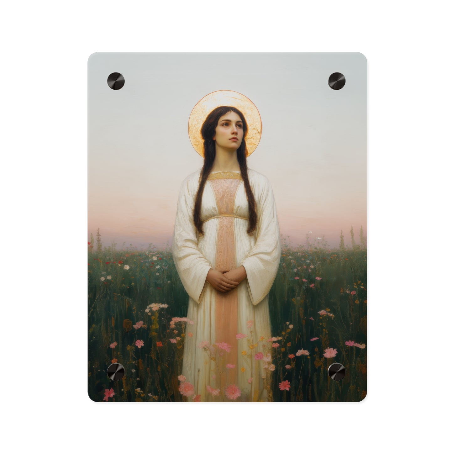 Saint Sabina Wall Art Panel - Ready to Hang Acrylic Print - Catholic Saint Art - Patron Saint Print - No Frame needed