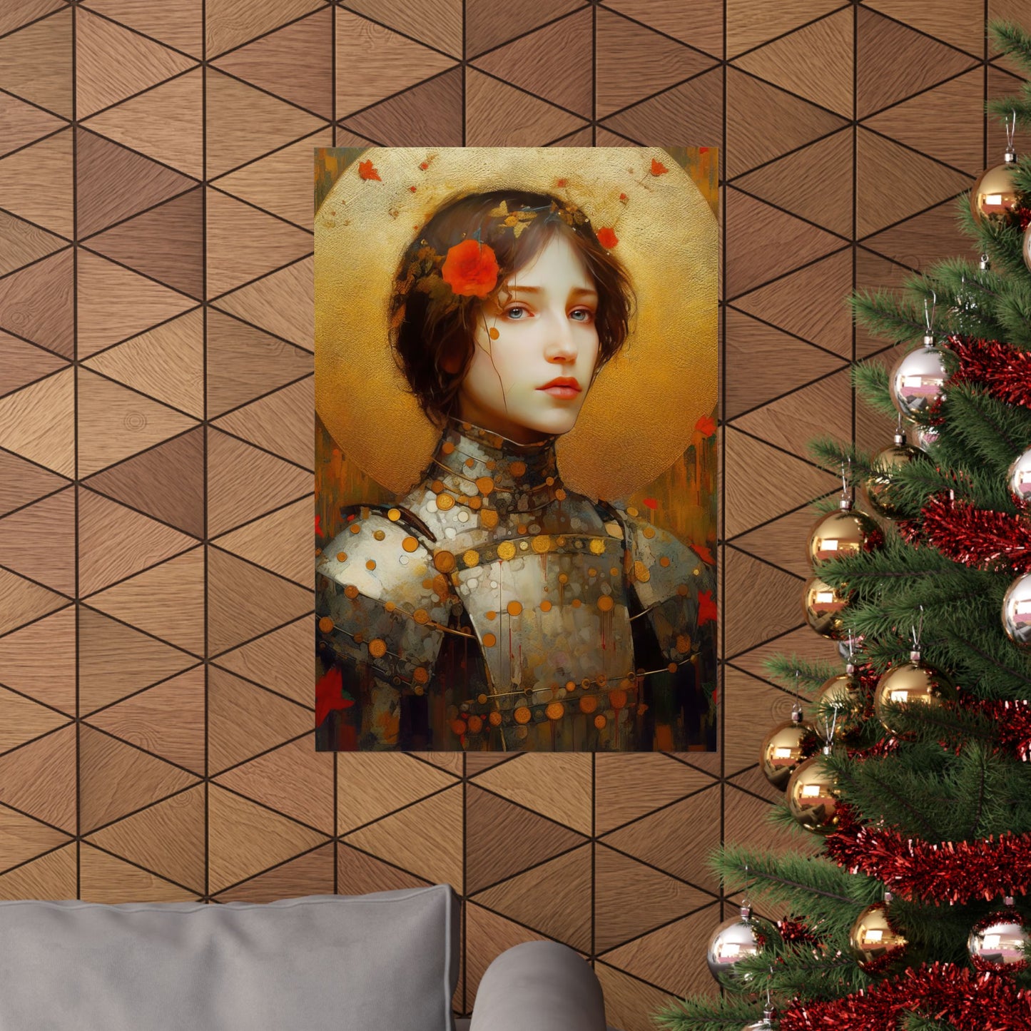 Saint Joan of Arc Print - Sanctified Souls Print - Multiple Sizes - Premium Matte Vertical Posters
